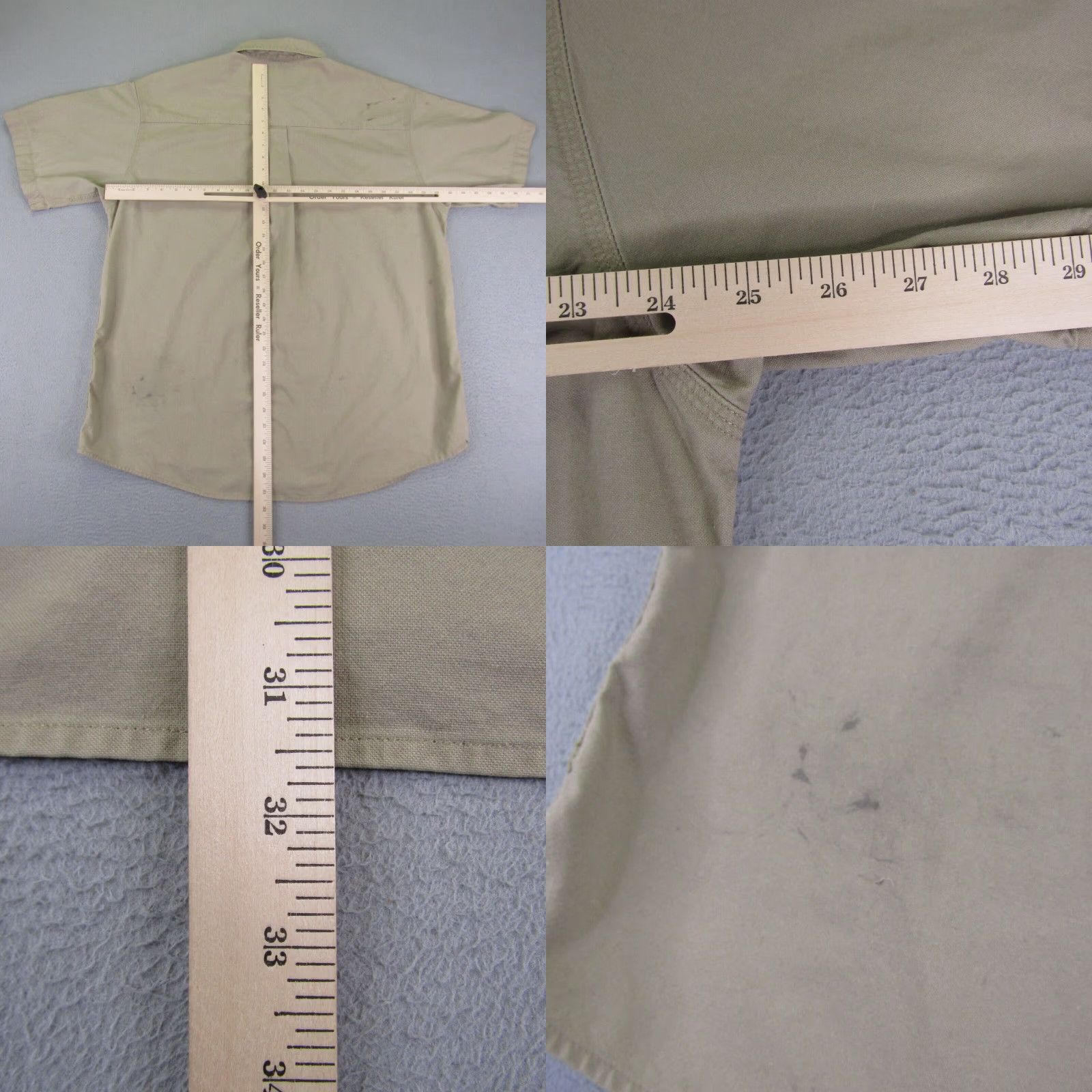 Carhartt VINTAGE Carhartt Shirt Mens XL Beige Tan Button-Up Workwear Outdoors Short Sleeve Casual Cotton Polyester Regular Size US XL / EU 56 / 4 - 8 Thumbnail