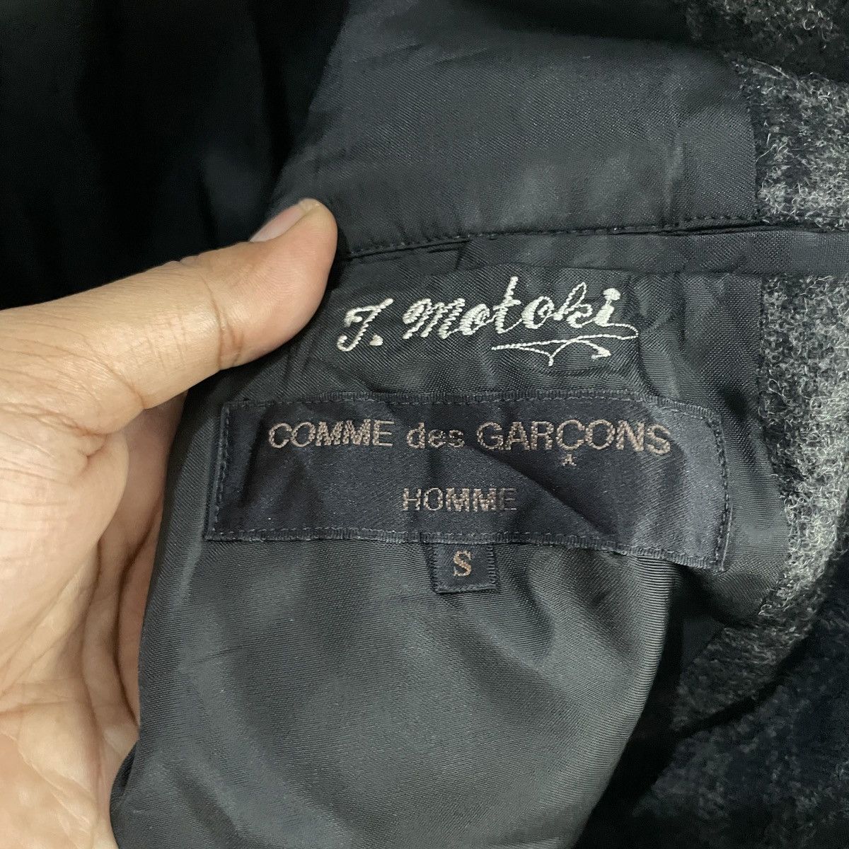 Comme des Garcons Homme Vintage Comme Des Garcons Homme Coat Jacket Size US L / EU 52-54 / 3 - 5 Thumbnail