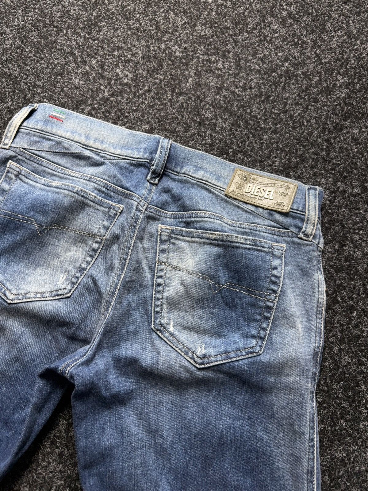 Diesel Luxury 00s Diesel Getlegg Italy Slim Skinny Jeans Italy Y2K Size 27" / US 4 / IT 40 - 16 Thumbnail