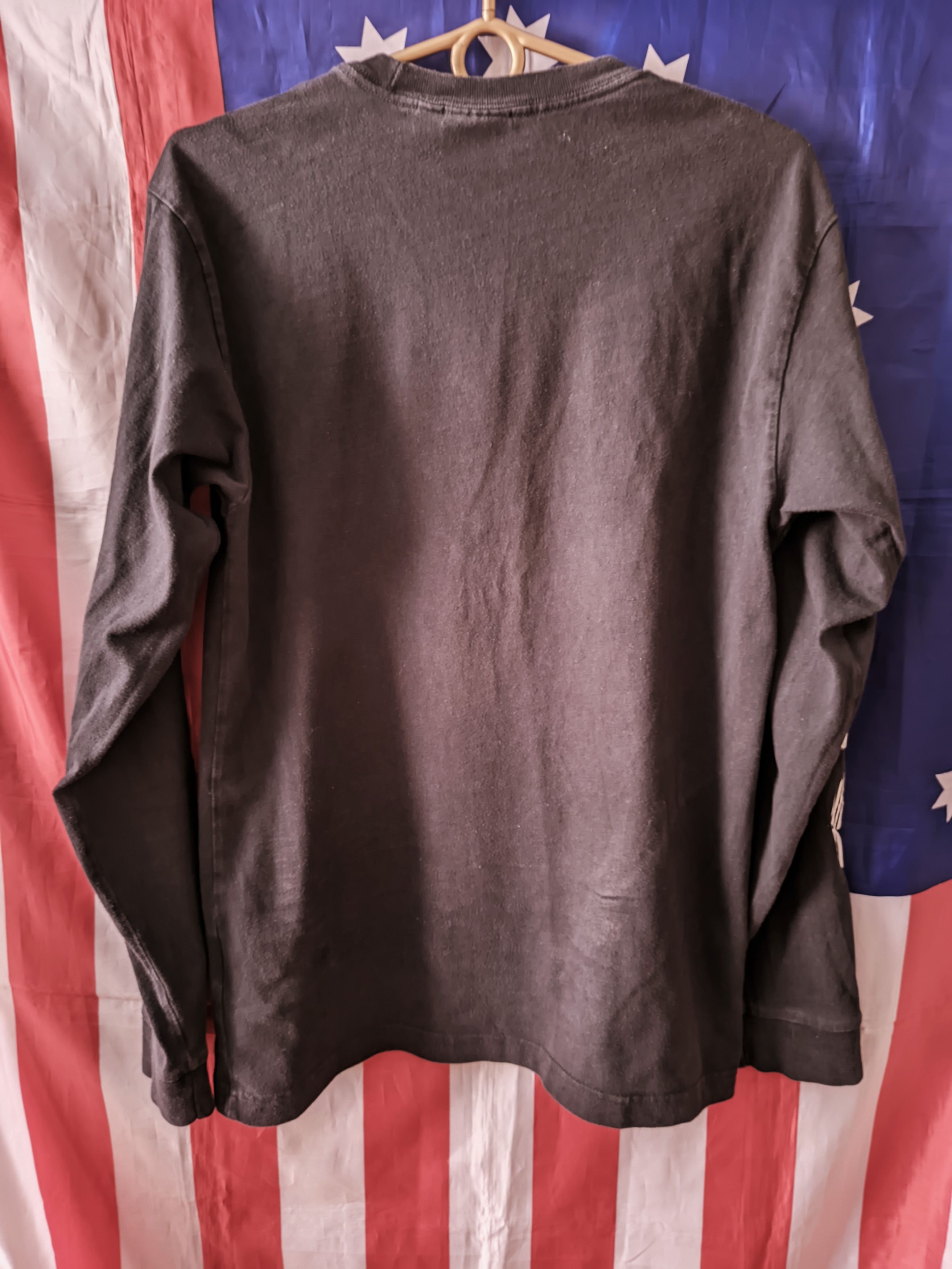 Adidas Men's Adidas T-Shirt Long Sleeve 3 Stripe Small Black Size US S / EU 44-46 / 1 - 3 Thumbnail