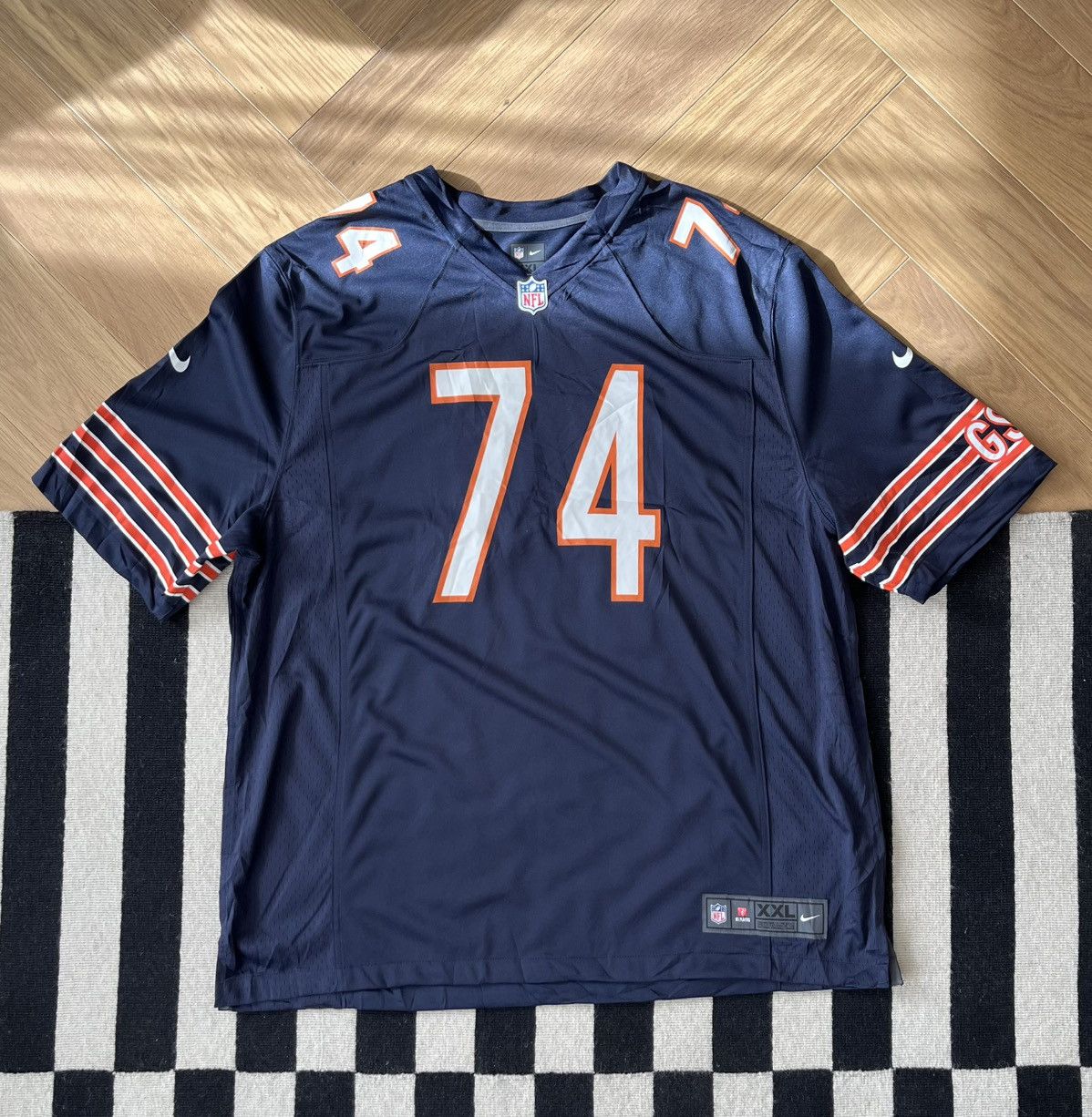 NFL Autographed Nike Chicago Bears Jermon Bushrod XXL NFL jersey Size US XXL / EU 58 / 5 - 1 Thumbnail