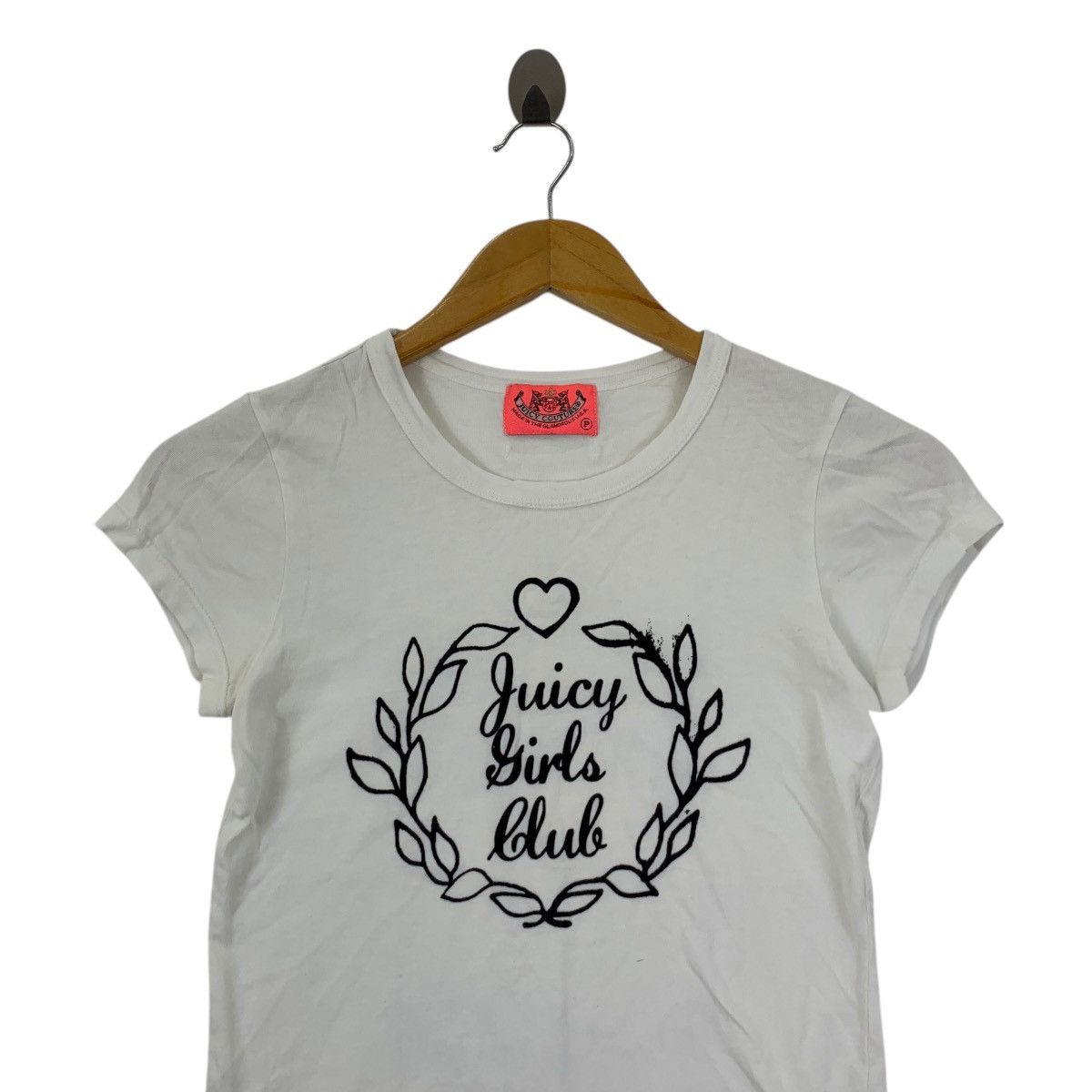 Juicy Couture JUICY COUTURE GIRLS CLUB Made In Glamorous USA Tee Shirt Size XXS / US 00 / IT 34 - 2 Thumbnail