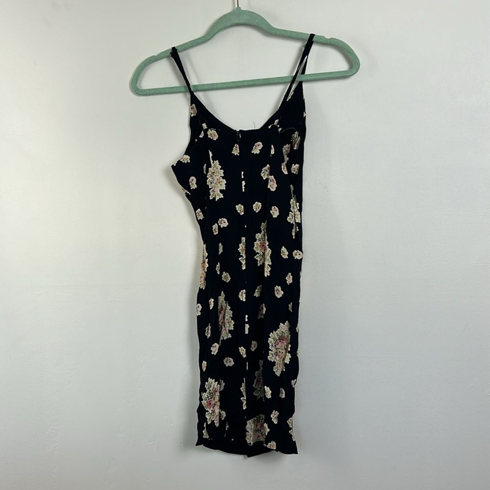 betsey johnson black floral dress Vintage 1990's Dark Floral Bias Cut Dress by Betsey Johnson / S – Xtabay  Vintage main image 1