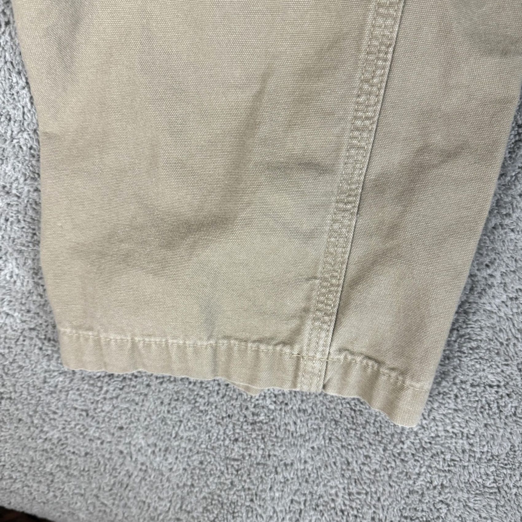 Carhartt Carhartt Pants Mens 38x32 Khaki Canvas Work Dungaree Relaxed Fit Utility B299 Pants Size US 38 / EU 54 - 6 Thumbnail