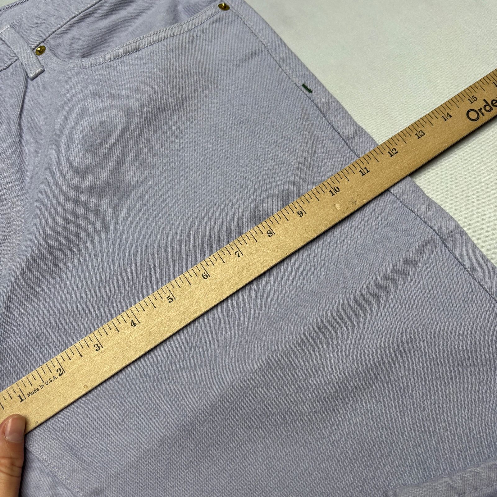 Sid Mashburn Sid Mashburn Straight Leg Jeans 36x30 Purple Denim 5 Pocket Size US 36 / EU 52 - 5 Thumbnail