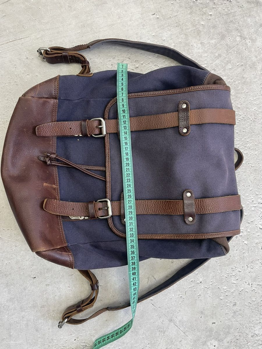 Diesel Diesel style Canvas Leather Trim Backpack Vintage Workwear Size ONE SIZE - 17 Thumbnail