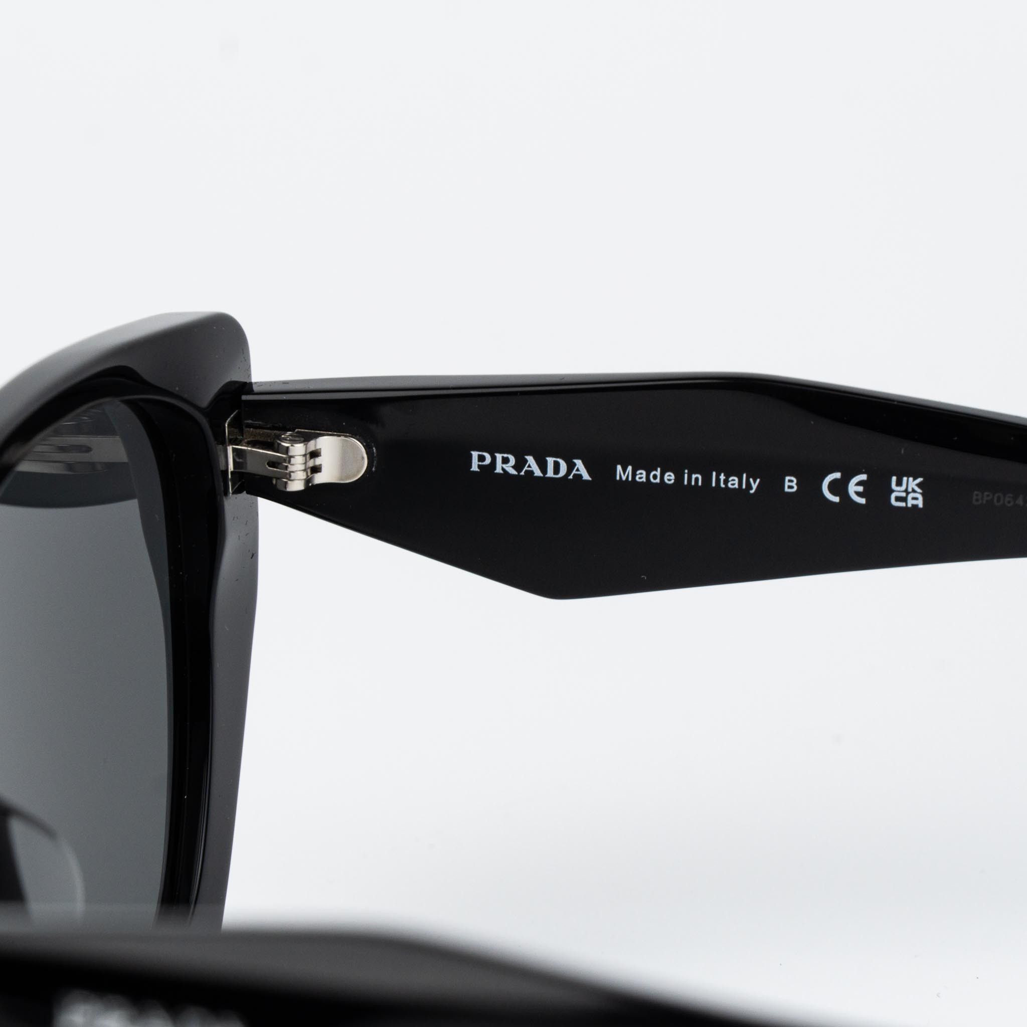 Prada Prada Women Sunglasses Cat Eye PR19ZSF 1AB5S0 NEW AUTHENTIC Size ONE SIZE - 7 Thumbnail