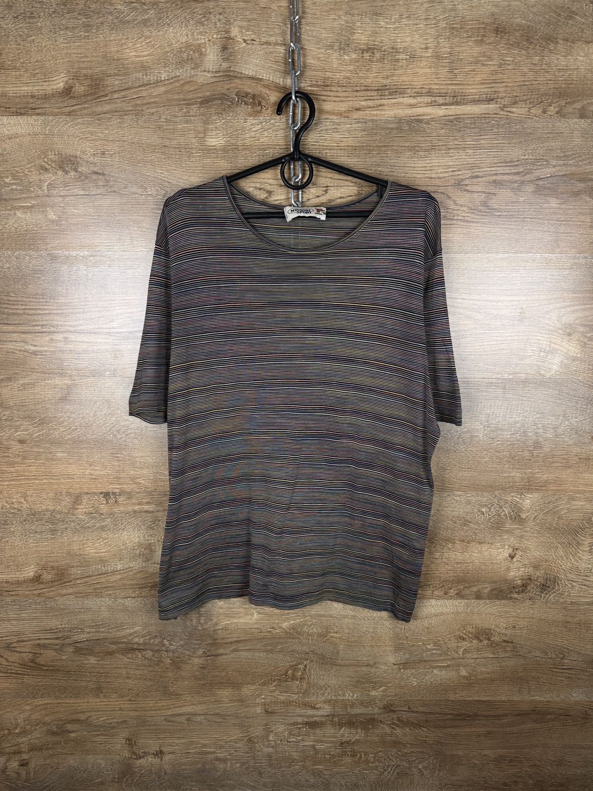 Missoni Mens Vintage Missoni sport T-shirt multicolour tee Size US M / EU 48-50 / 2 - 1 Thumbnail