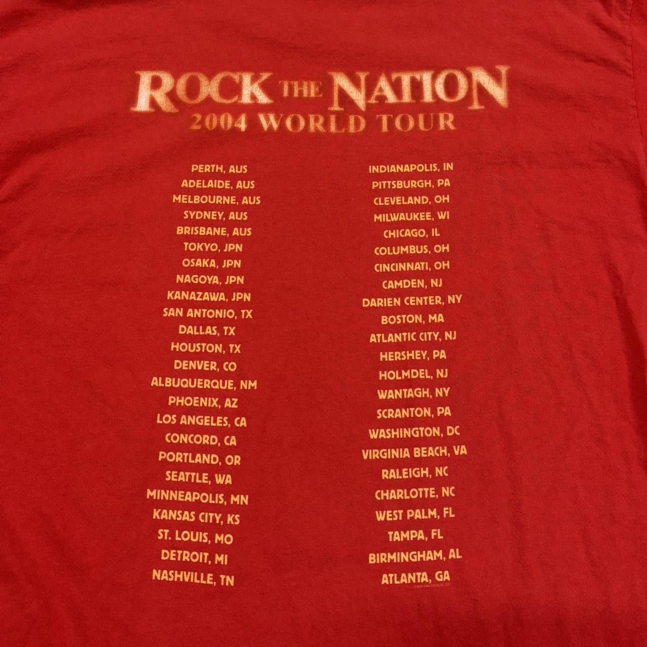 Fruit Of The Loom Vintage Kiss Rock The Nation Tour Shirt Size US XXL / EU 58 / 5 - 4 Thumbnail