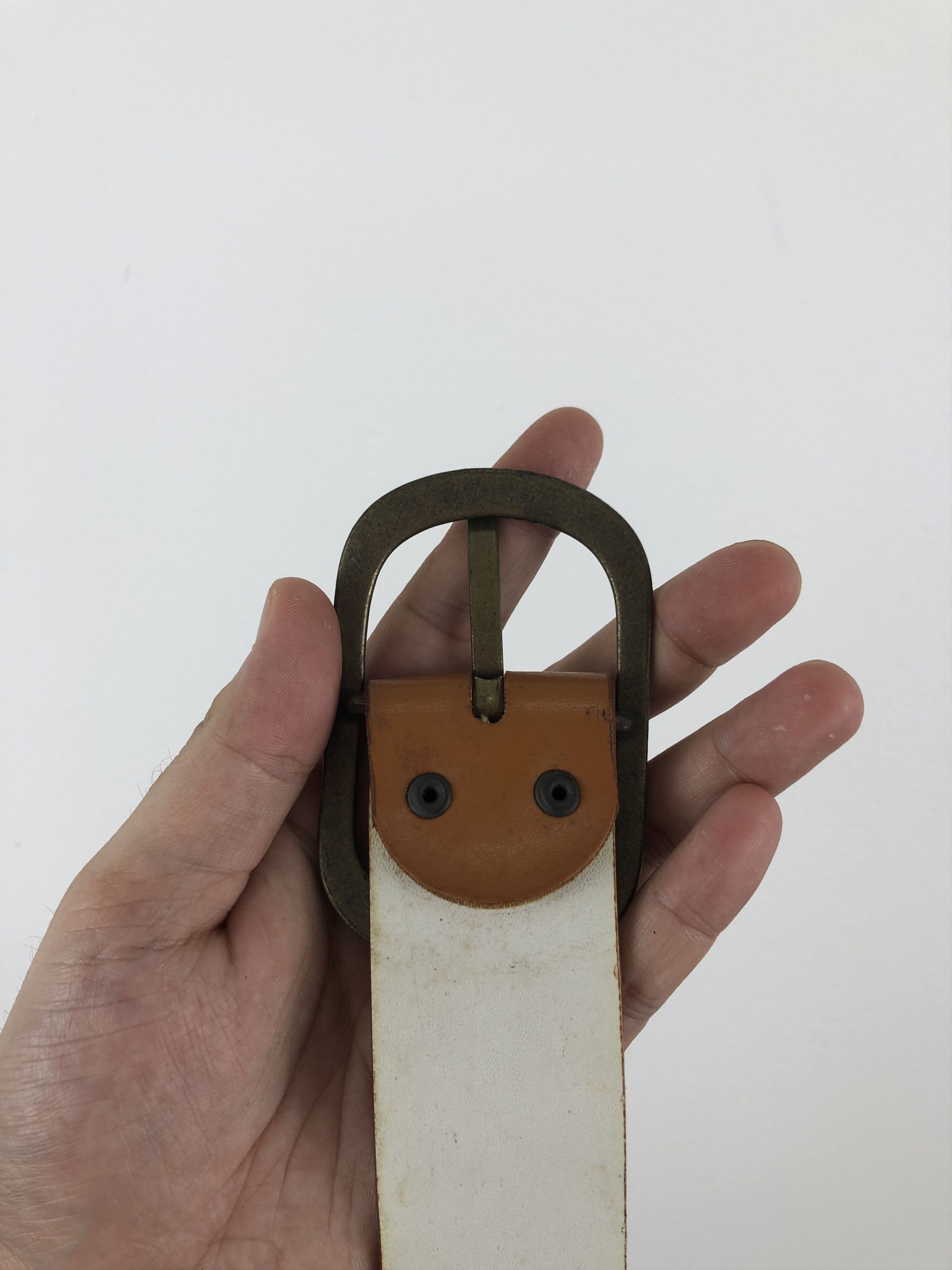 Japanese Brand Japan 80s Studded Vintage Leather Belt B0024 Size ONE SIZE - 3 Thumbnail
