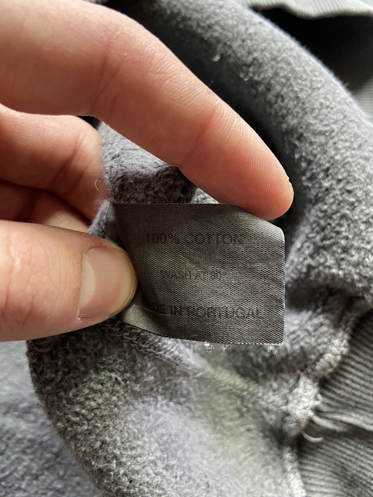 Cole Buxton Cole Buxton Washed Gray Warm Up Hoodie OverSize Size US S / EU 44-46 / 1 - 11 Thumbnail