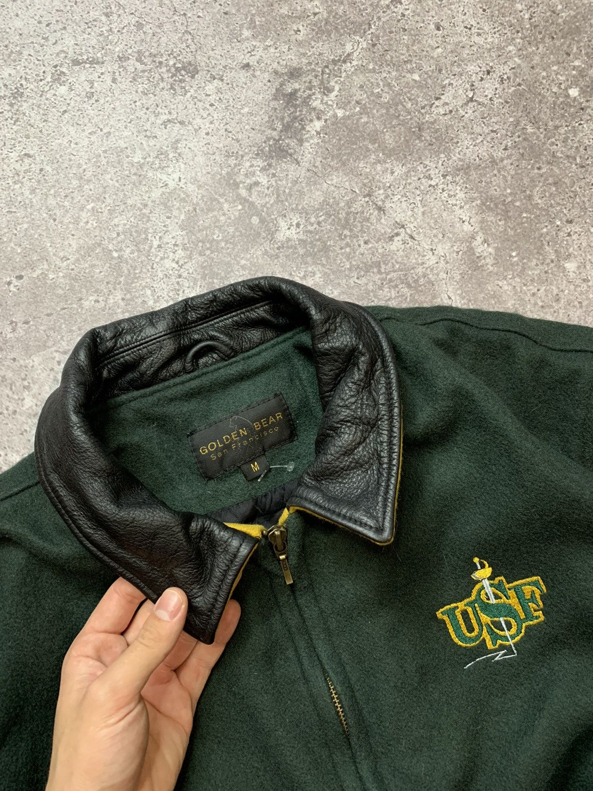 Golden Bear Made in USA Golden Bear USF Varsity Bomber Jacket Size US M / EU 48-50 / 2 - 4 Thumbnail