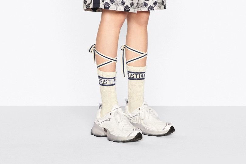 Dior o1w1db11225 KCK337 Vibe Low-Top Sneakers in White Size US 7 / IT 37 - 7 Thumbnail