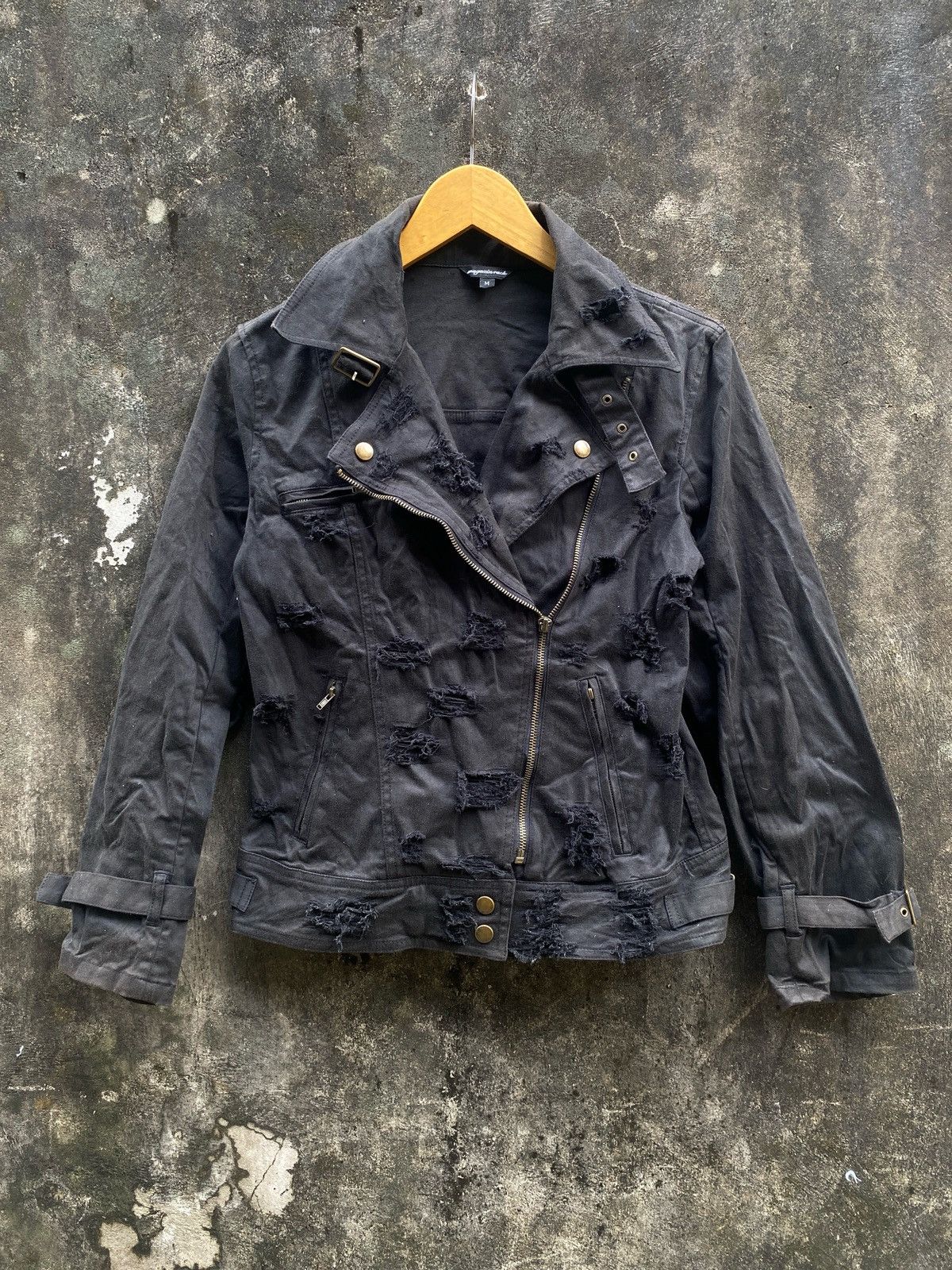 14th Addiction × If Six Was Nine × Yasuyuki Ishii MagazinRack Distressed Punk Asymmetrical Ramones jacket Size US M / EU 48-50 / 2 - 1 Thumbnail