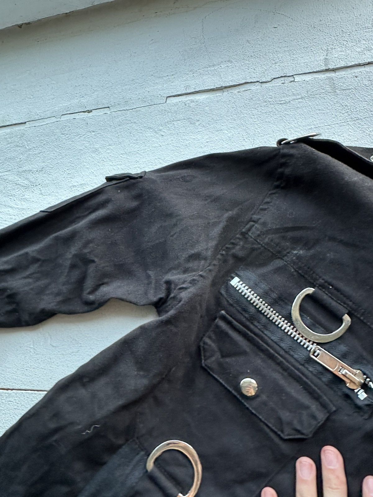 Other 🚨GOTHICANO PUNK OPIUM ZIPPER BONDAGE JACKET OWENS ISSEY Size US M / EU 48-50 / 2 - 8 Thumbnail