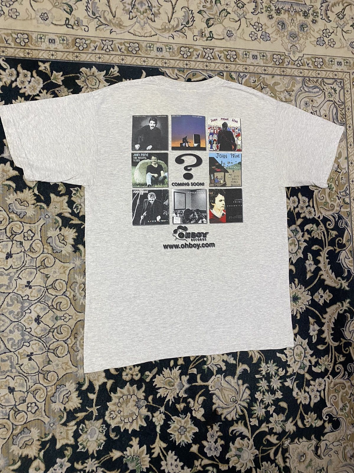 Band Tees Vintage John Prine Records Shirt Size US L / EU 52-54 / 3 - 13 Thumbnail