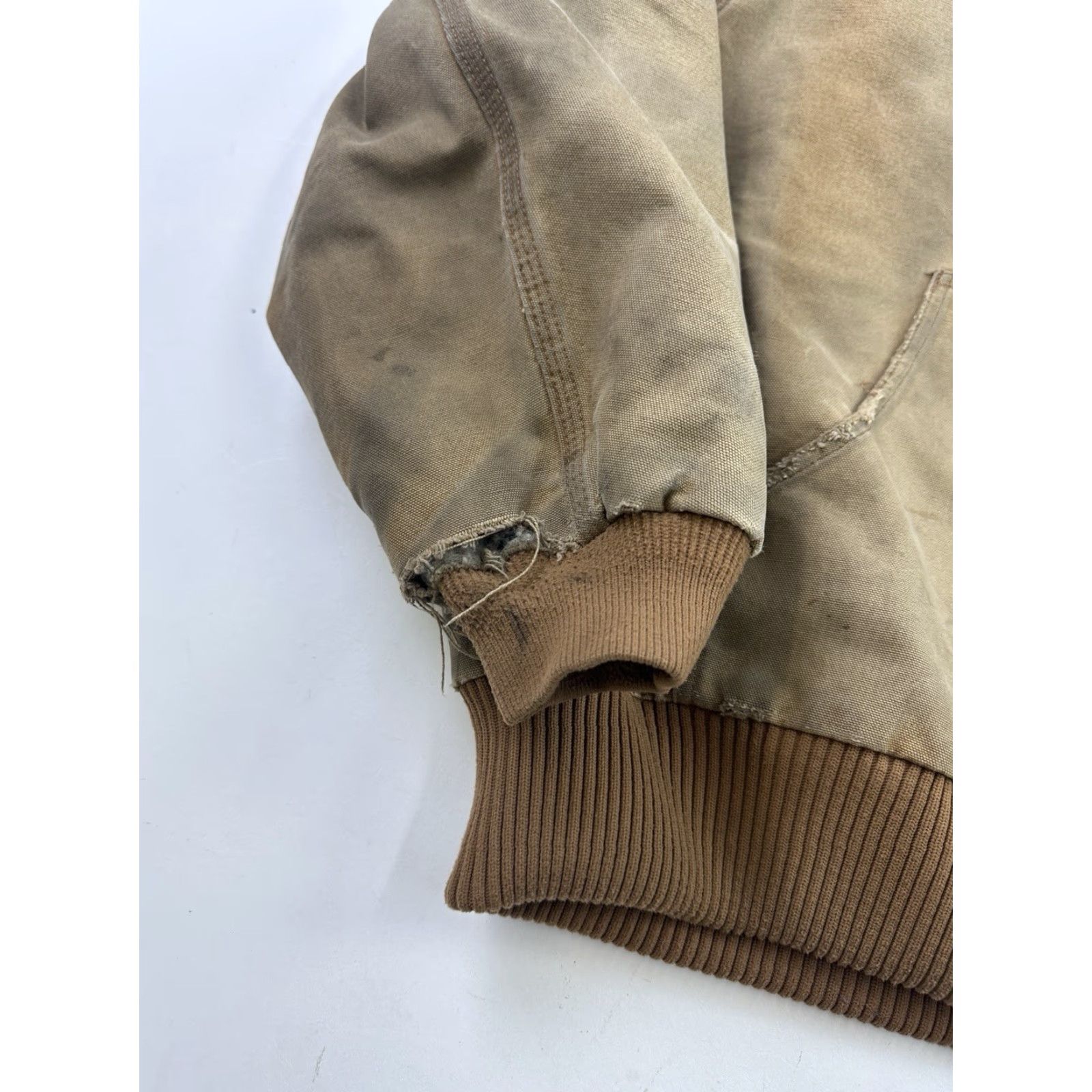 Carhartt VINTAGE Carhartt Jacket Mens 2XL Brown J130 Hooded Zip Work Cheap? Size US XXL / EU 58 / 5 - 3 Thumbnail
