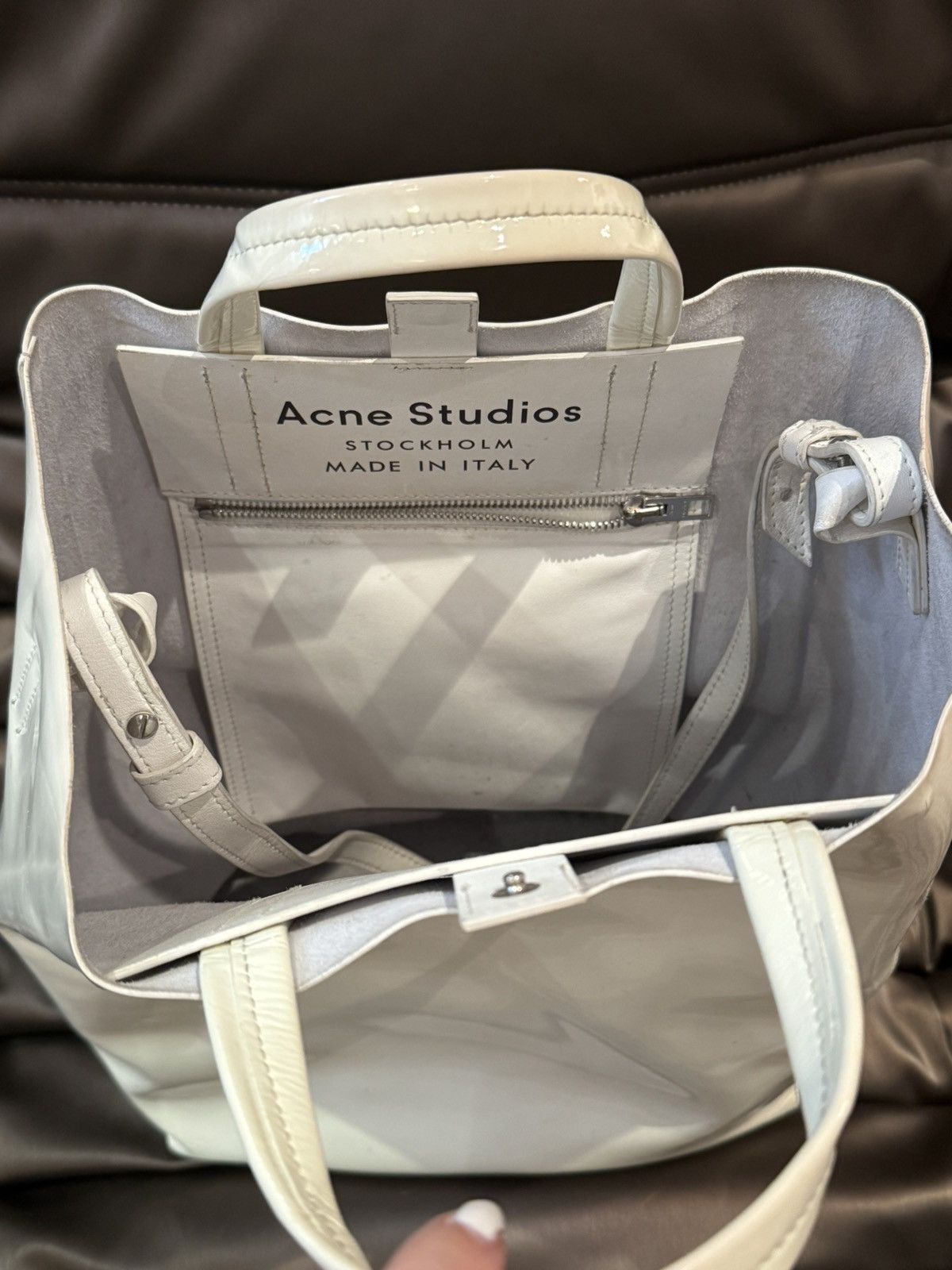 Acne Studios Acne Studios patent leather tote limited edition Size ONE SIZE - 2 Thumbnail