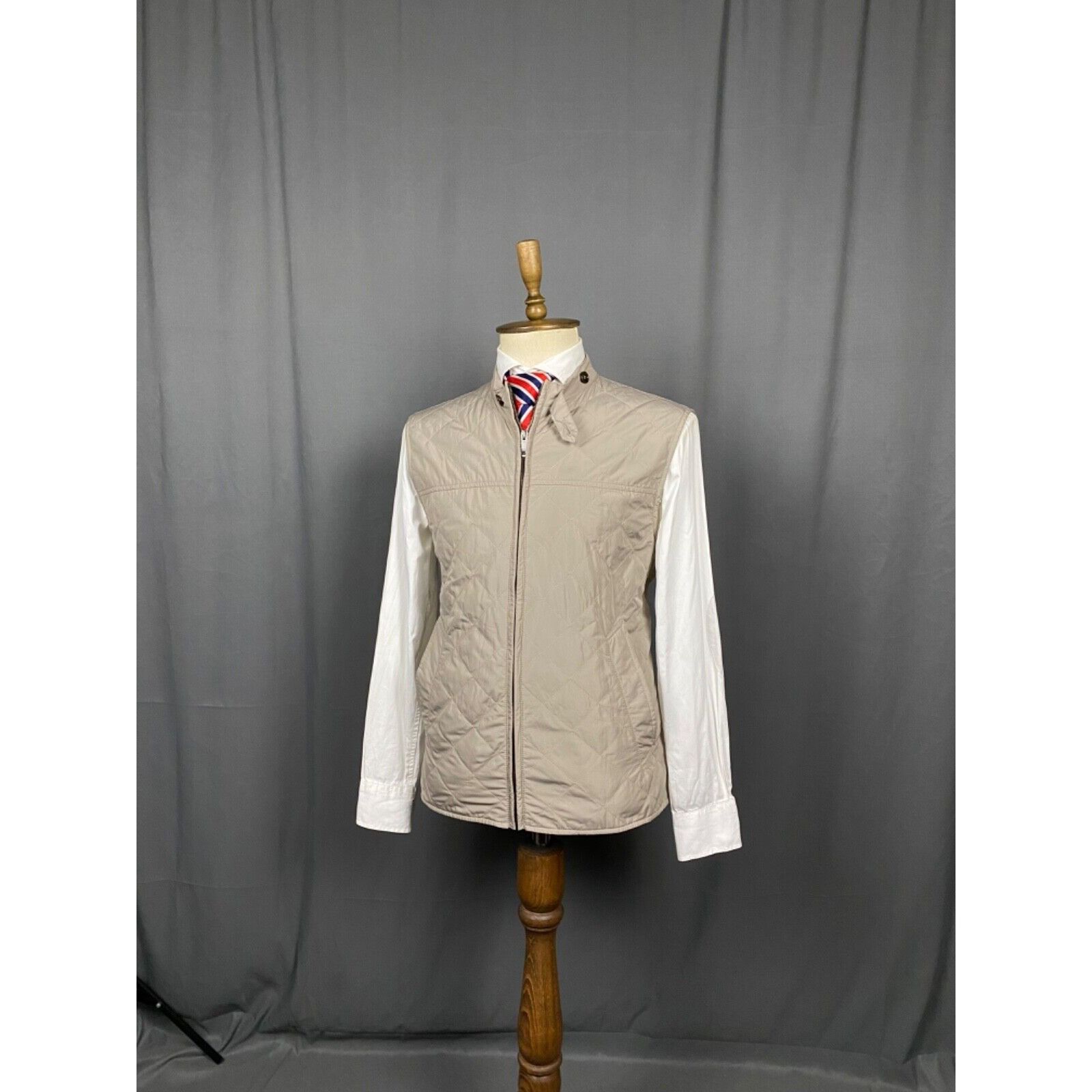 Burberry Burberry Men's Beige Quilted Vest Size XL Size US XL / EU 56 / 4 - 4 Thumbnail