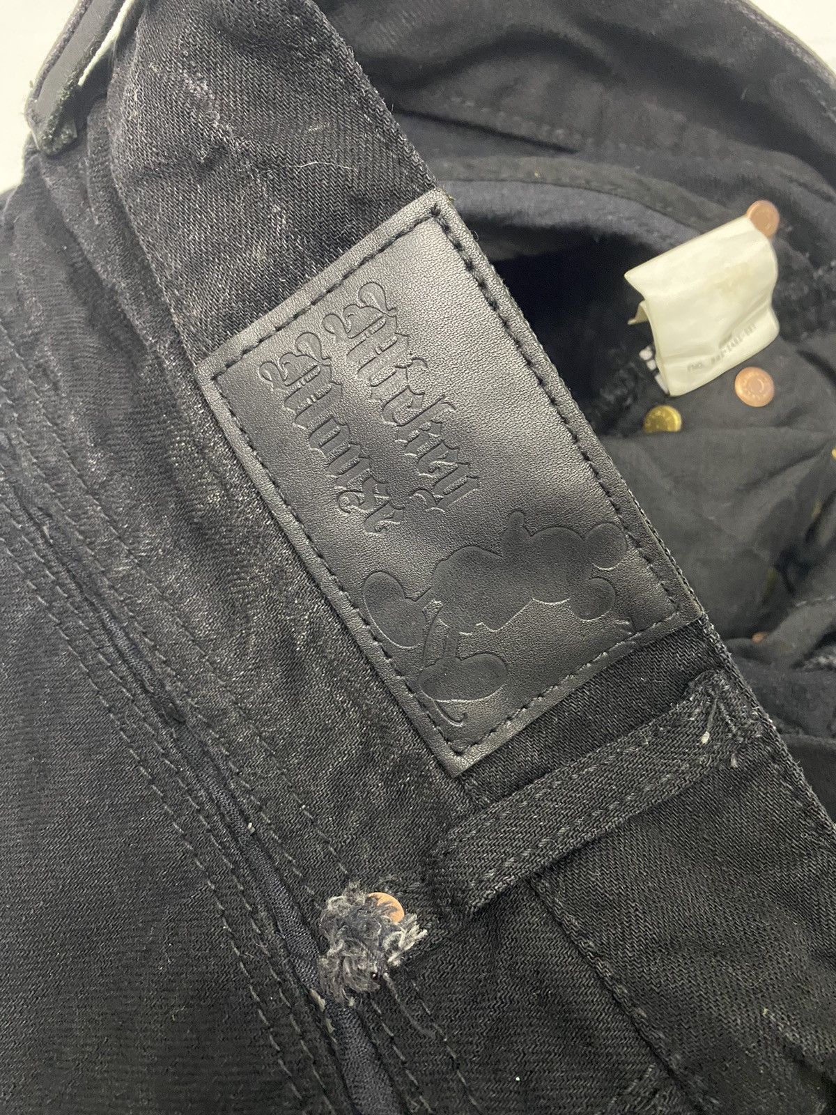 semanticdesign 🔥SEMANTIC DESIGN SKULLS X MICKEY MOUSE FLARED DENIM JEANS Size US 30 / EU 46 - 11 Thumbnail