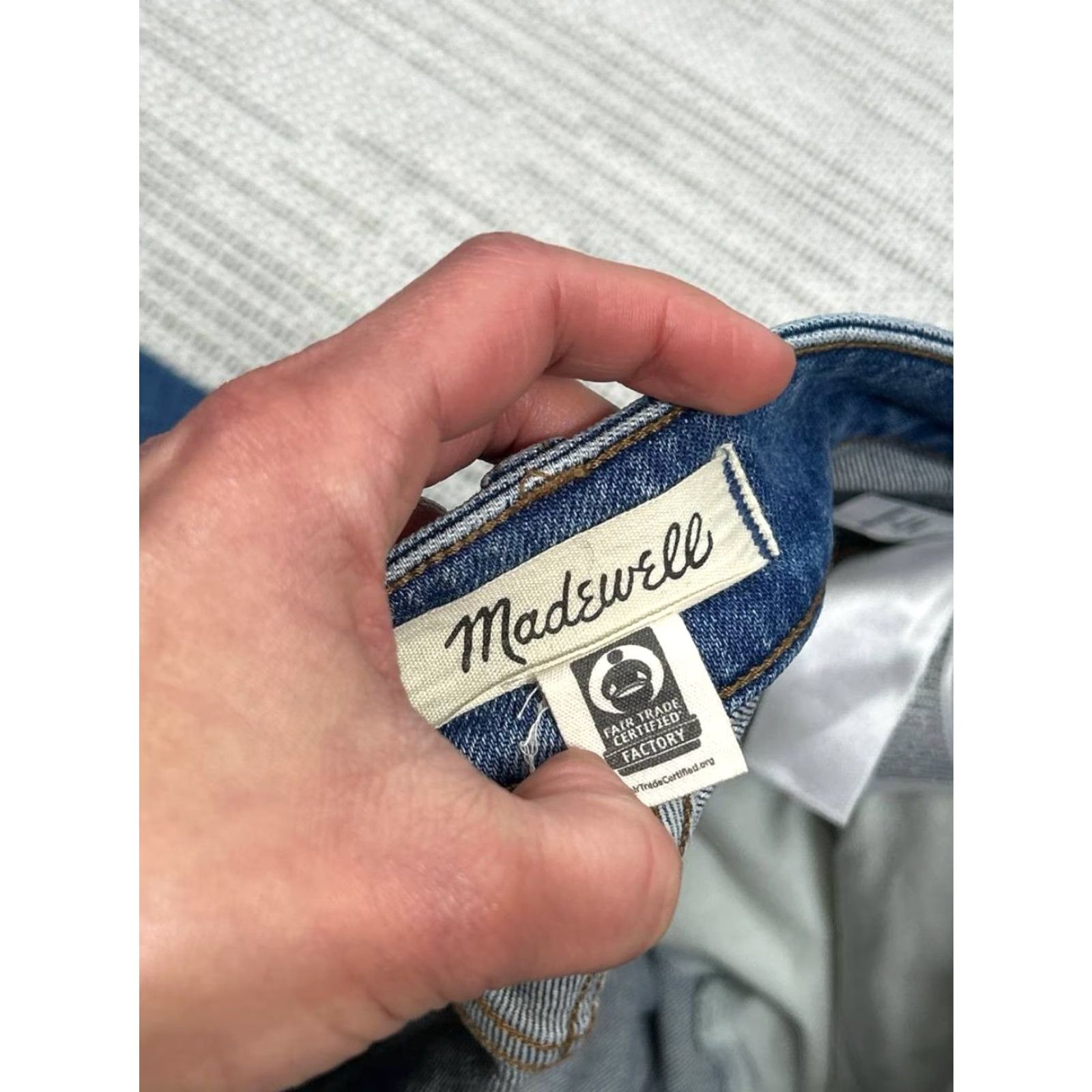 Madewell Madewell Jeans Women 27 Blue Denim Cotton Cropped Boot Cut Straight Leg 26x27 City Preppy 5-Pocket Womens Size 27" / US 4 / IT 40 - 3 Thumbnail