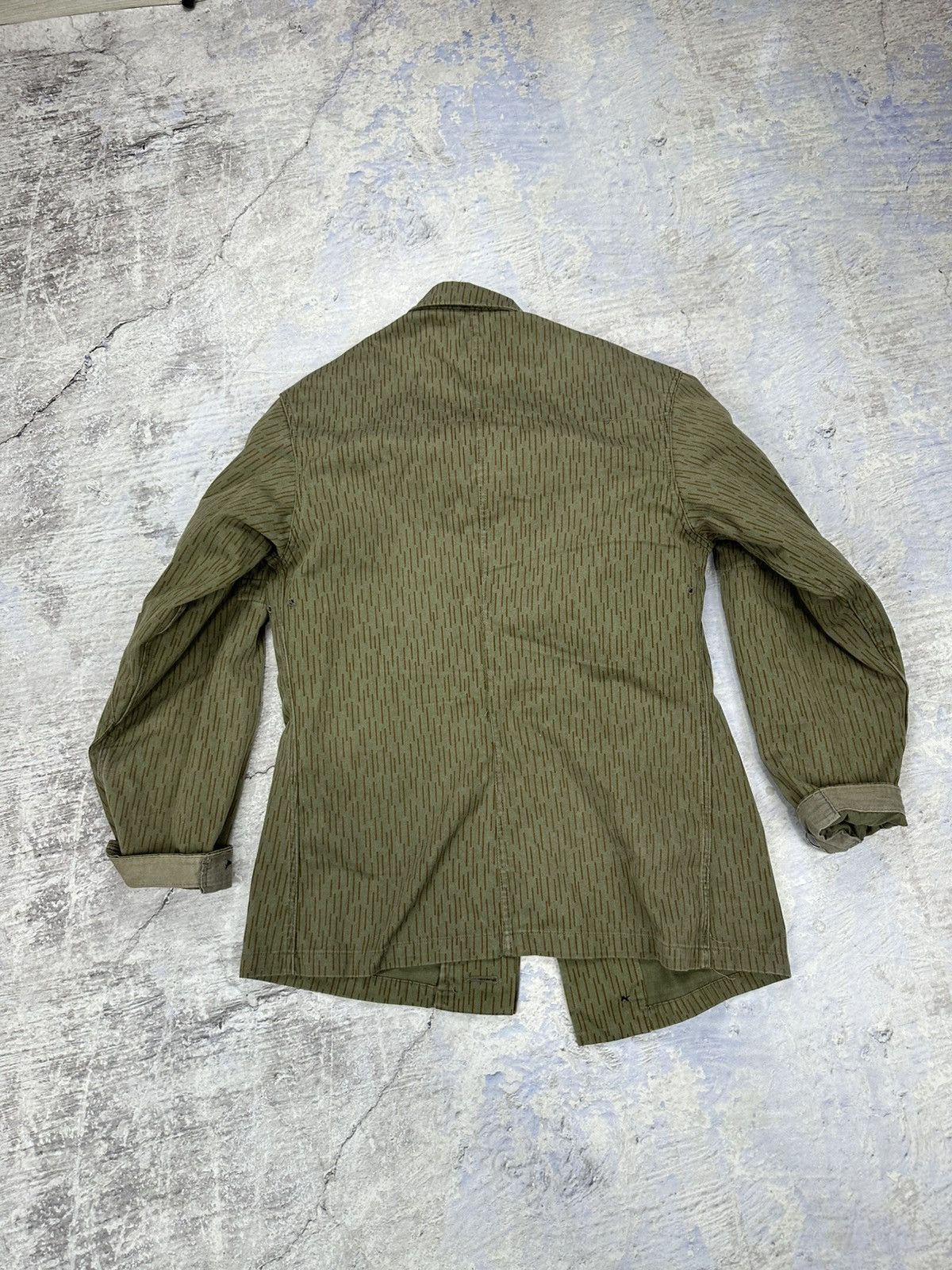 Vintage Vintage Rain Camo jacket military olive green embroidered Size US M / EU 48-50 / 2 - 12 Thumbnail