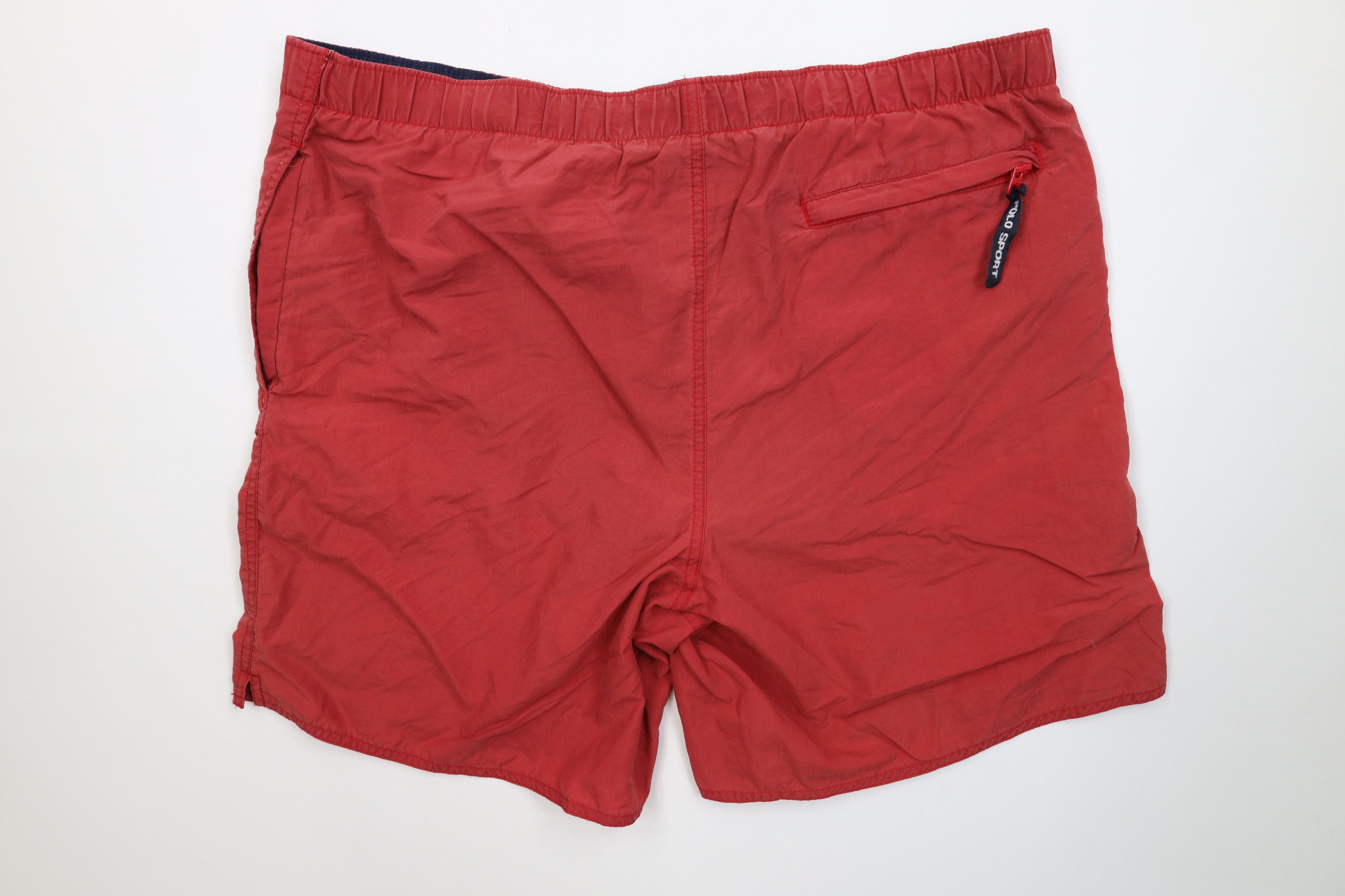 Polo Ralph Lauren AS IS Vintage 90s Polo Sport Ralph Lauren Spell Lined Shorts Size US 34 / EU 50 - 9 Thumbnail