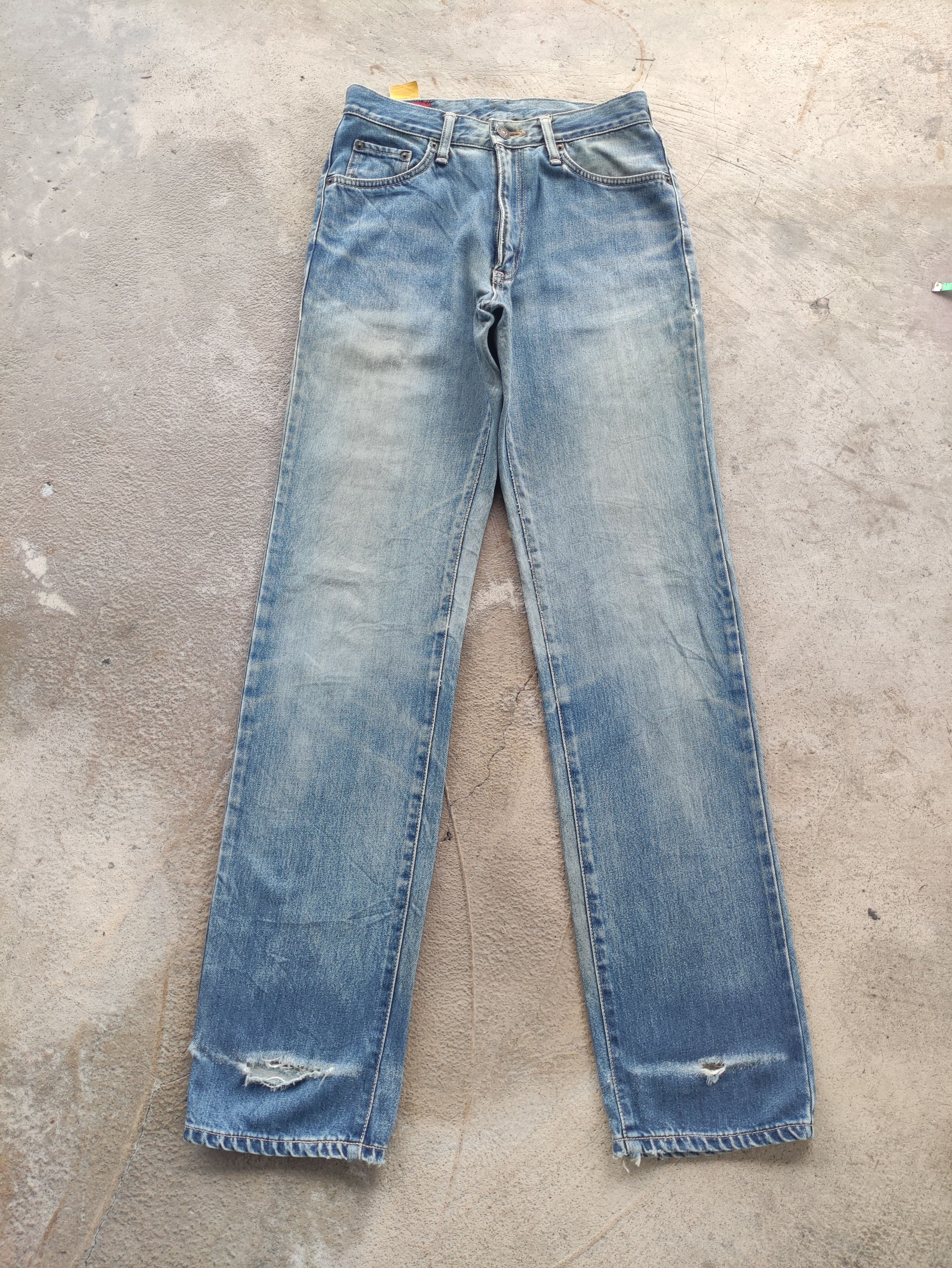 Edwin Vintage Edwin Japan Jean Distressed Faded Denim Size US 29 - 1 Thumbnail