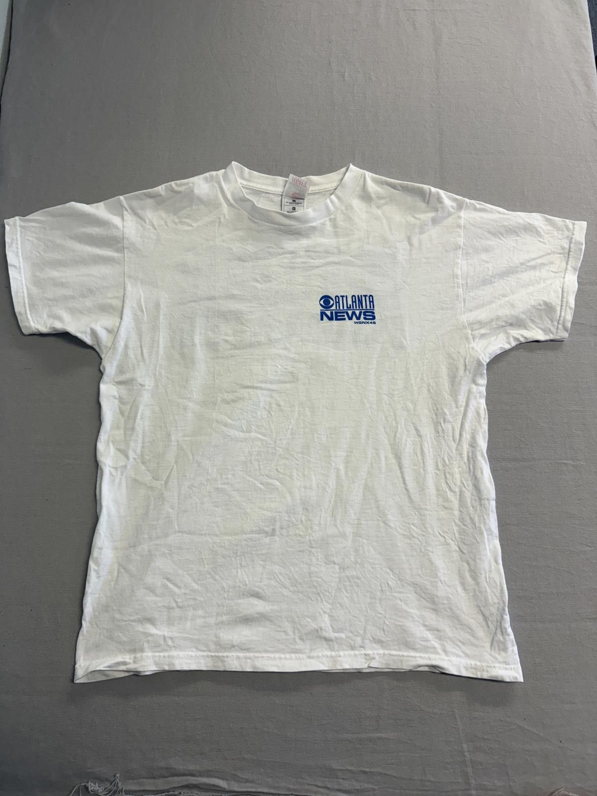 Fruit Of The Loom Vintage Atlanta T-shirt Atlanta News Tv Station WGNX-46 - L Size US L / EU 52-54 / 3 - 2 Thumbnail