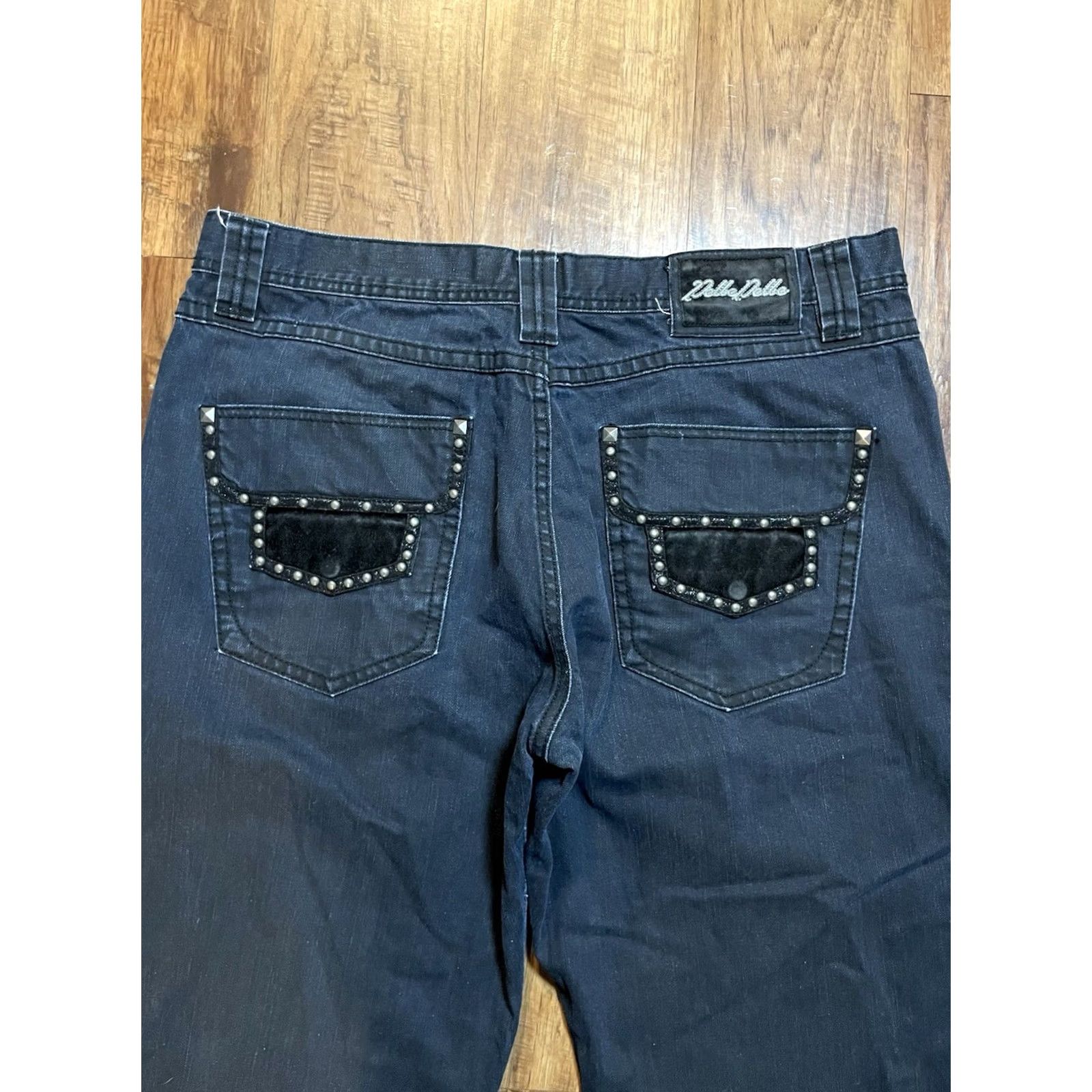 Pelle Pelle VINTAGE Pelle Pelle Jeans 38x32 5-Pocket Denim Blue 90s Hip Hop Rock Embroidered Logo Mens Jeans Size US 38 / EU 54 - 3 Thumbnail