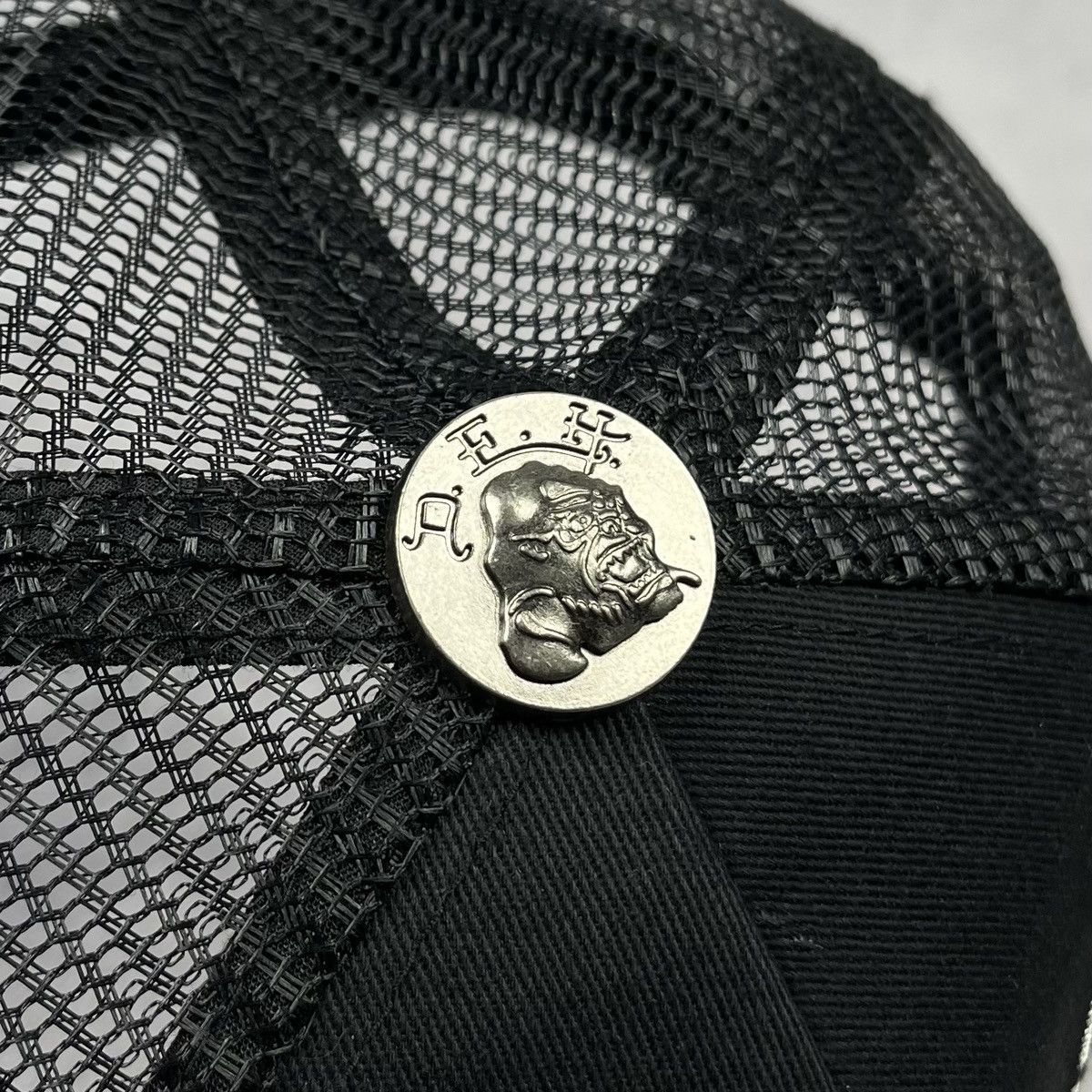 Ed Hardy × Vintage Vintage Ed Hardy rose tattoo y2k trucker cap 90’s Size ONE SIZE - 9 Thumbnail
