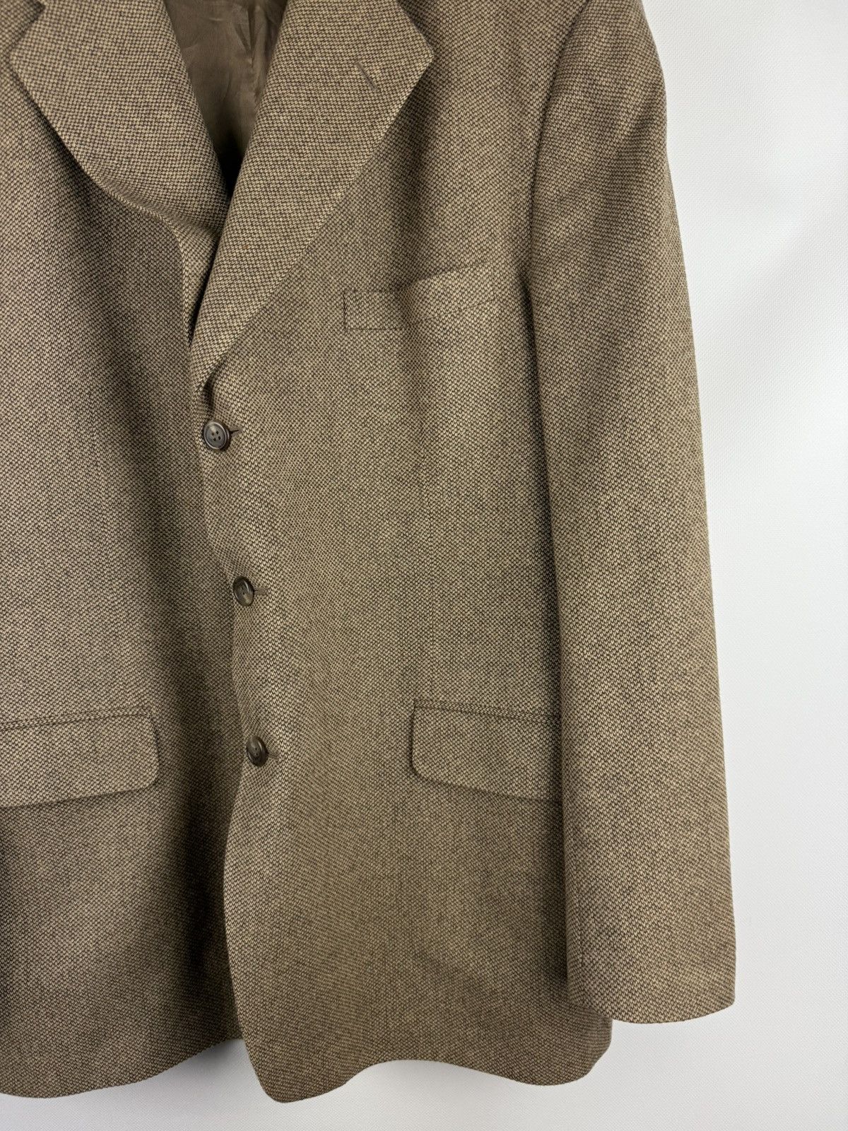 Polo Ralph Lauren Polo By Ralph Lauren Vintage Tweed Blazer Jacket Sportcoat Size 46R - 4 Thumbnail