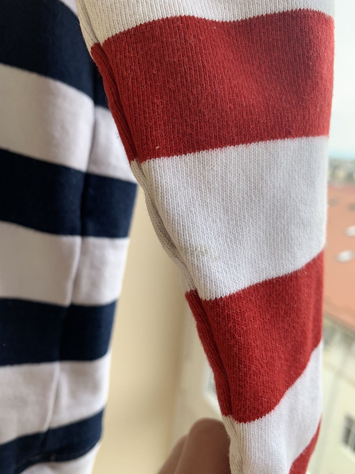Huf Huf Kennedy Colorblock Striped Pullover Hoodie Size US S / EU 44-46 / 1 - 21 Thumbnail