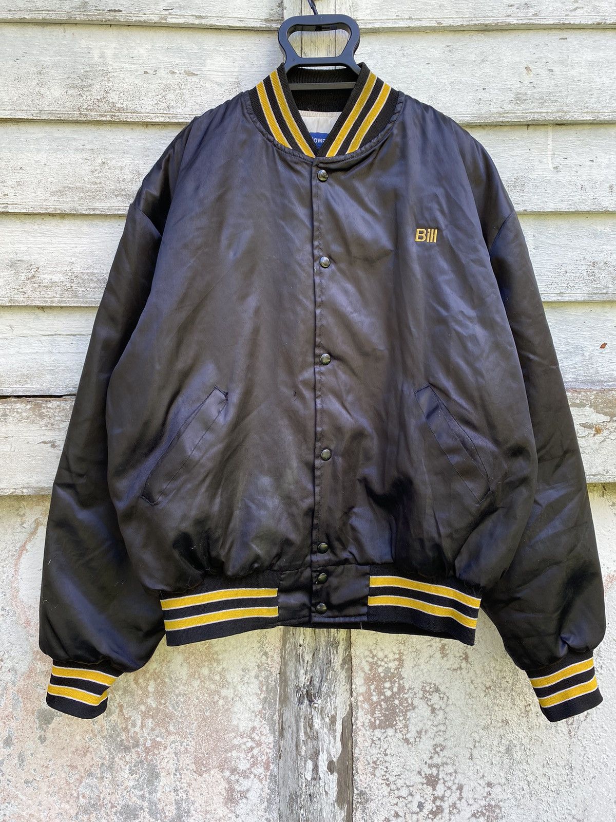 Holloway × Vintage 80s Fairfield Officer Of Athletic Association Sateen Varsity Size US XXL / EU 58 / 5 - 2 Thumbnail
