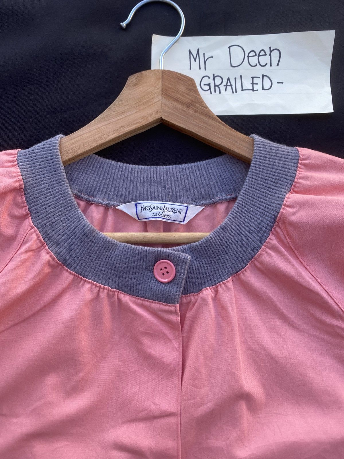 Yves Saint Laurent Rare Yves Saint Laurent Pink Long Shirt Size L / US 10 / IT 46 - 10 Thumbnail