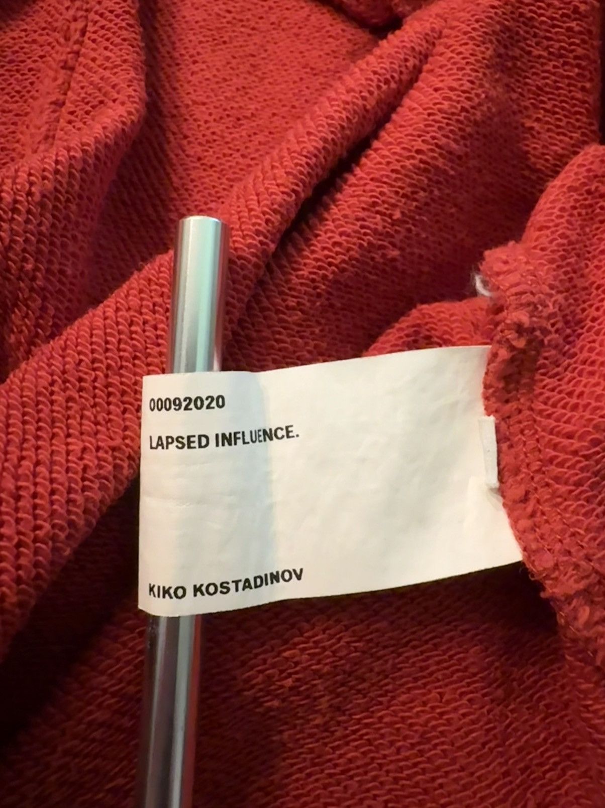 Kiko Kostadinov Kiko Kostadinov Red Bindra Hoodie Size US XL / EU 56 / 4 - 5 Thumbnail
