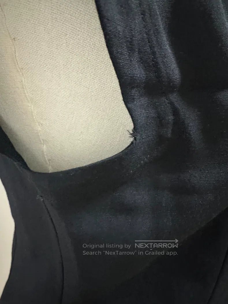 Yohji Yamamoto Yohji Yamamoto Black vertical button waist sleeveless blaz Size ONE SIZE - 5 Thumbnail