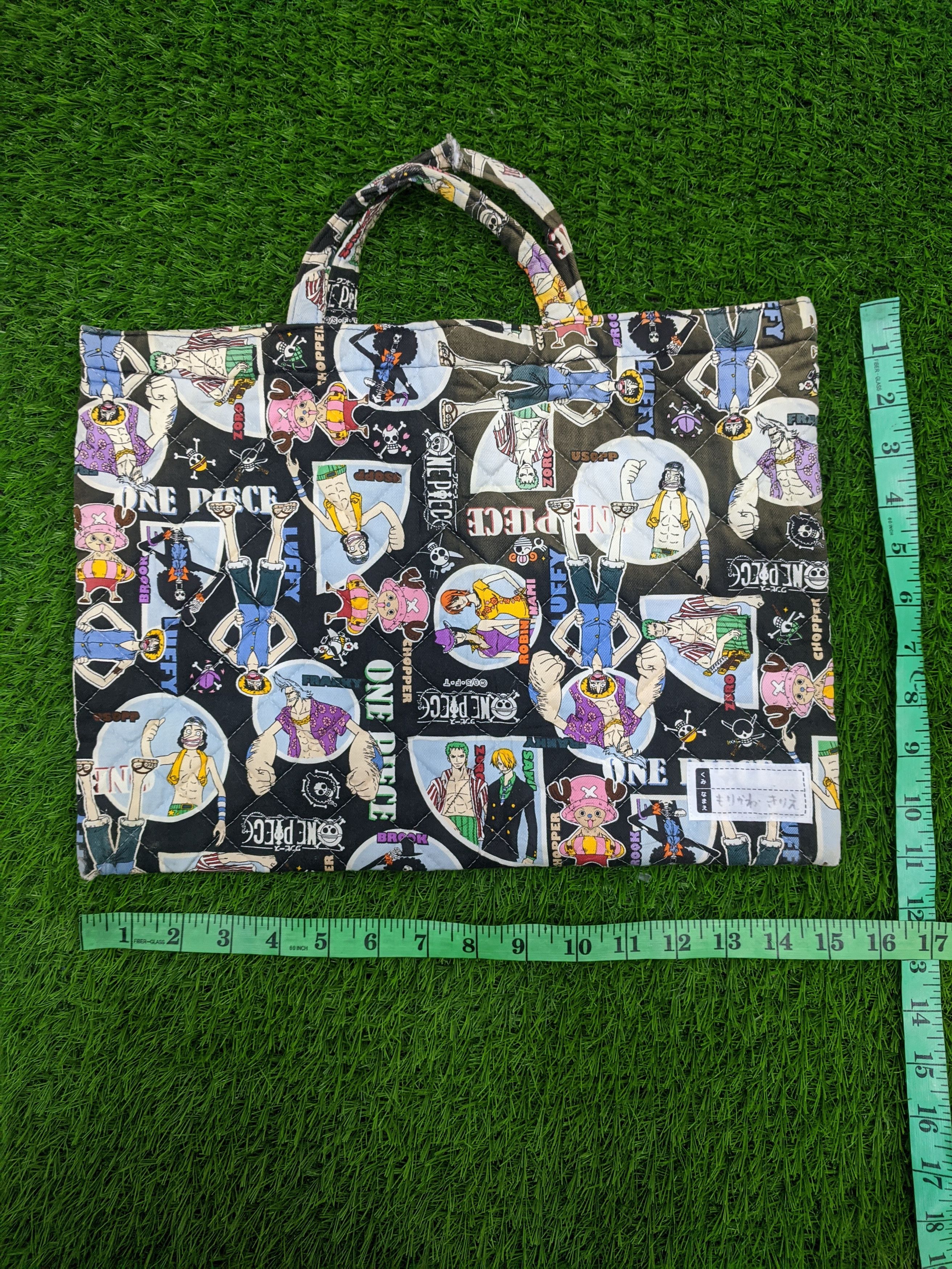 Anime × One Piece × Vintage Japanese Anime One Piece Totebag BG0016 Size ONE SIZE - 4 Thumbnail
