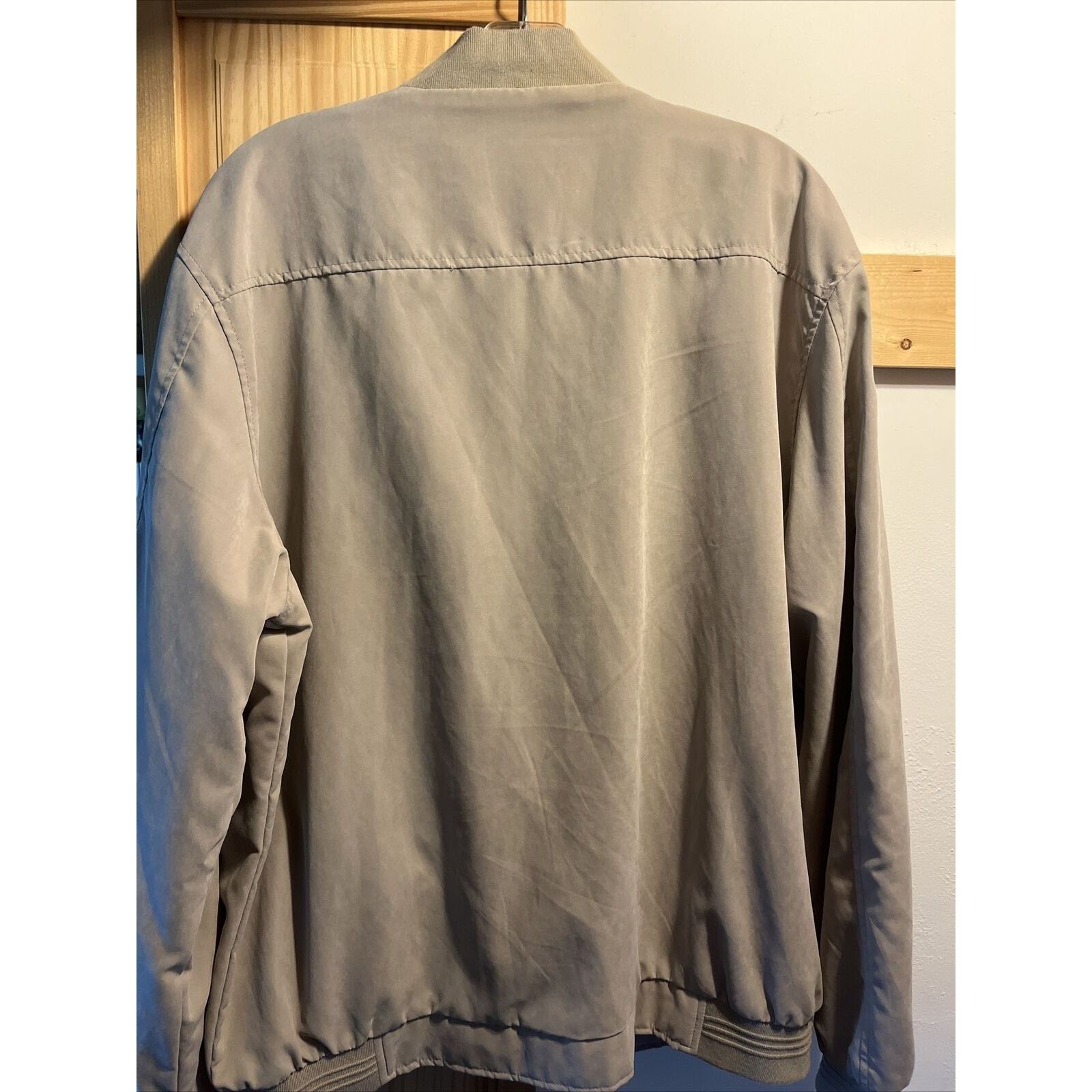 Other Lawrence Men’s 54 Cream Beige Poly Nylon windbreaker Jacket Size US XL / EU 56 / 4 - 7 Thumbnail