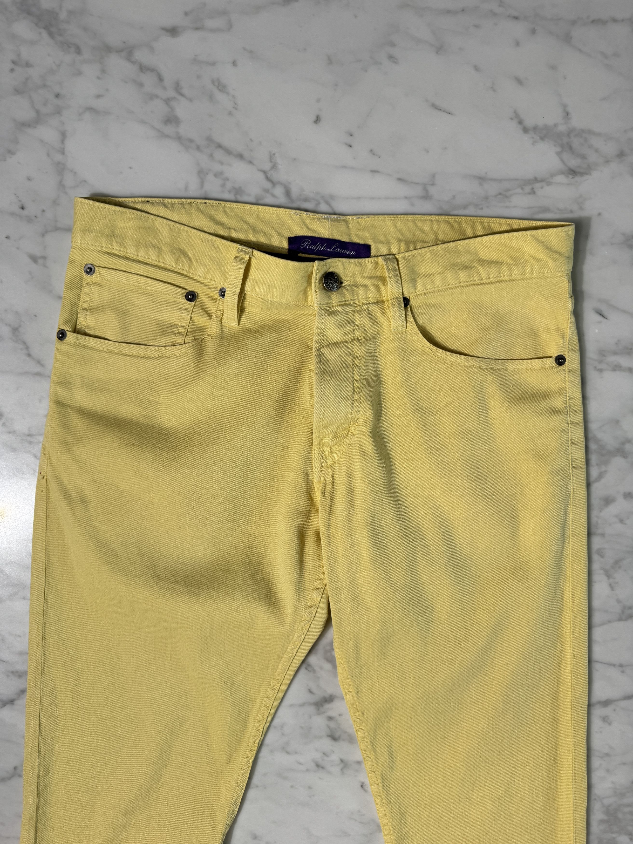 Ralph Lauren Purple Label Slim Fit Linen-Cotton Stretch Jean Size US 32 / EU 48 - 2 Thumbnail