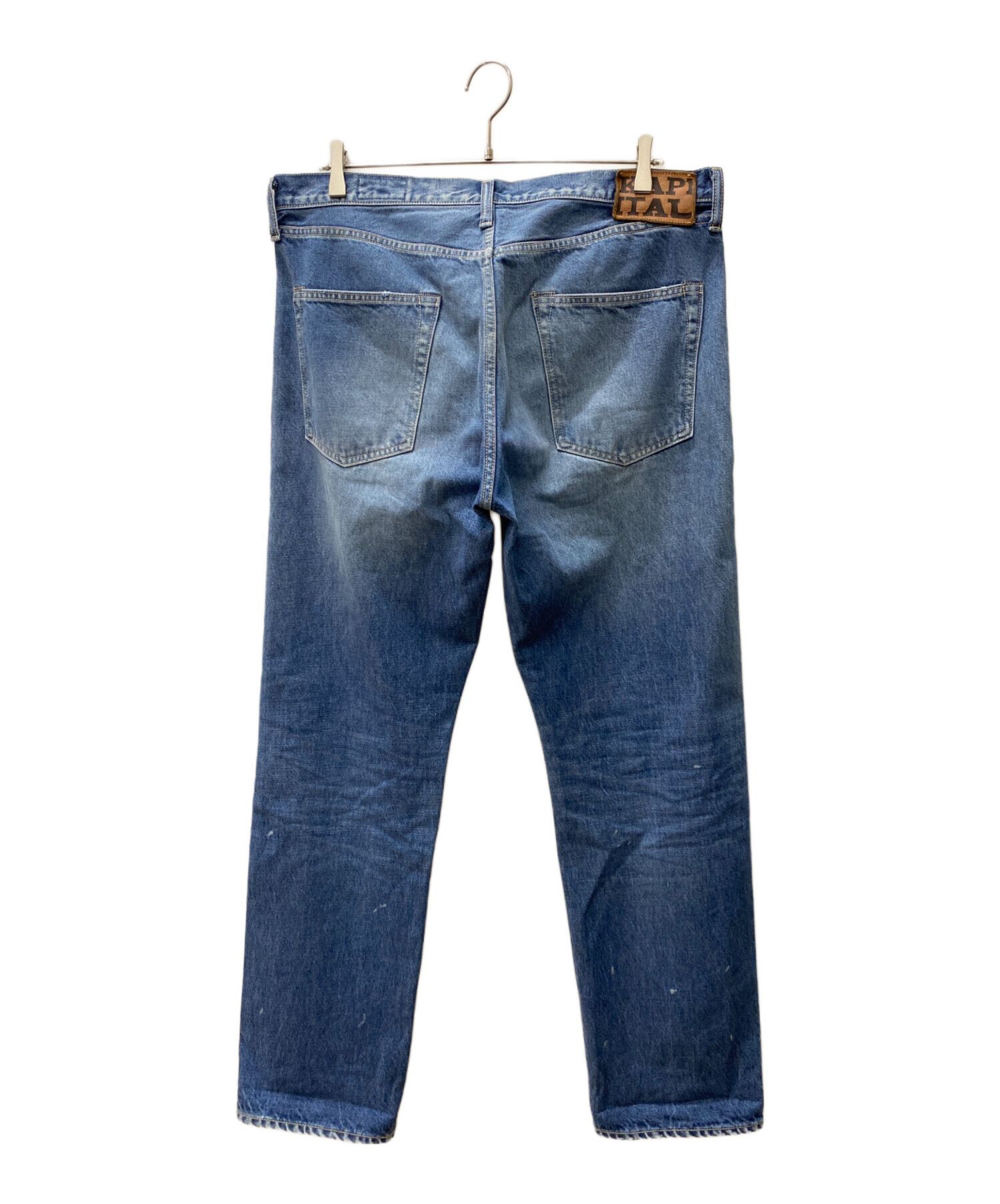 Kapital KAPITAL Distressed Denim Pants Blue W28 Size US 37 - 9 Thumbnail