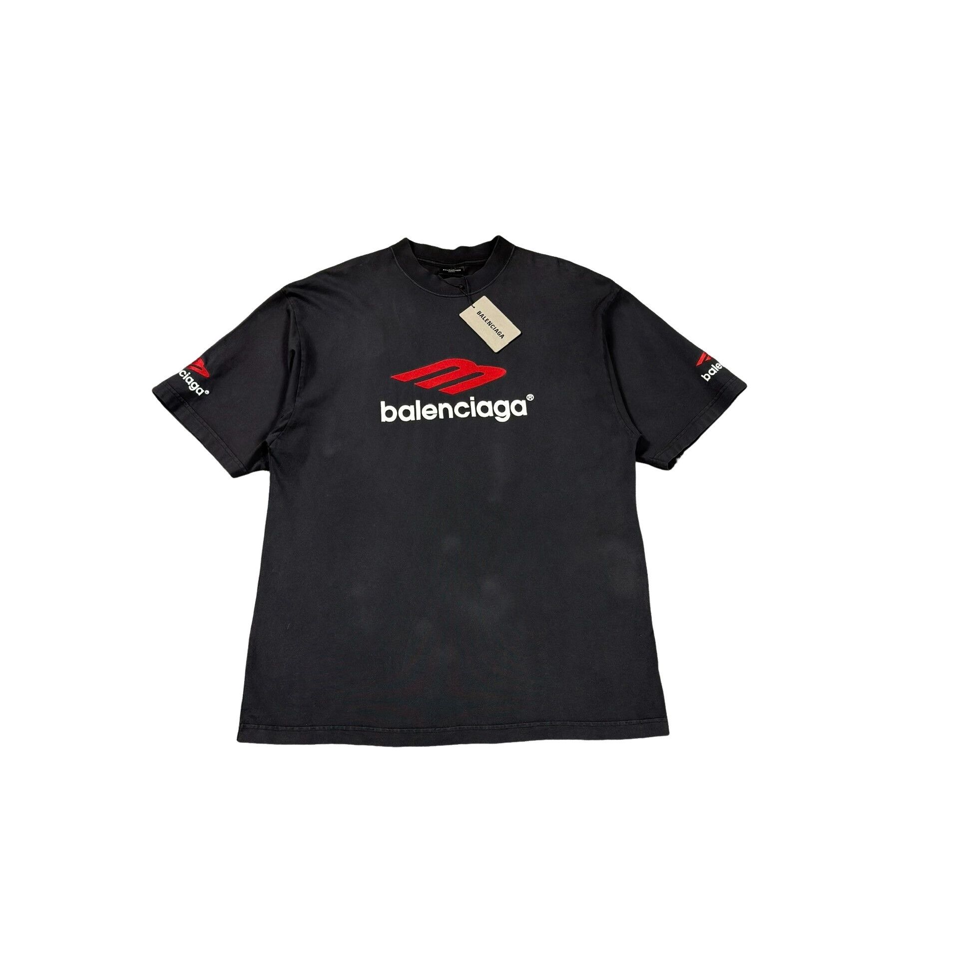 Balenciaga Balenciaga 3B Embroidered Logo T-Shirt Size S Size US S / EU 44-46 / 1 - 1 Thumbnail