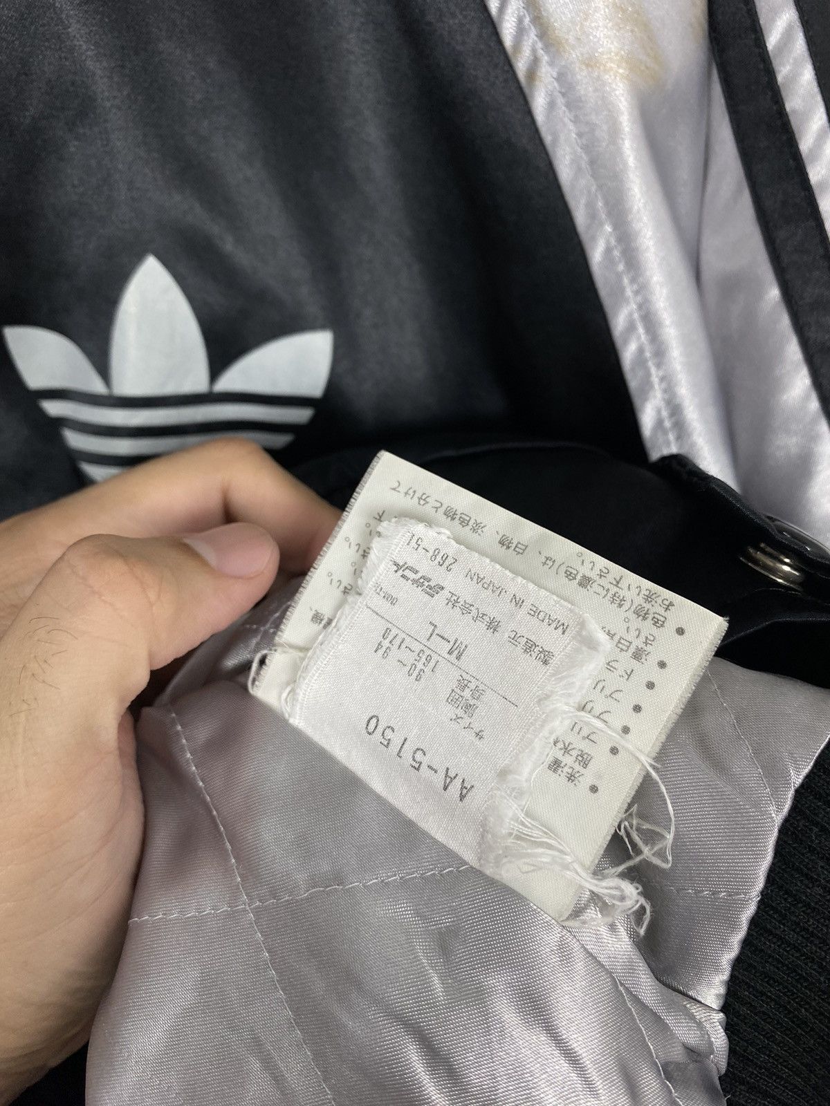 Adidas Rare‼️ Vintage Adidas Satin Jacket Made in Japan Size US M / EU 48-50 / 2 - 8 Thumbnail