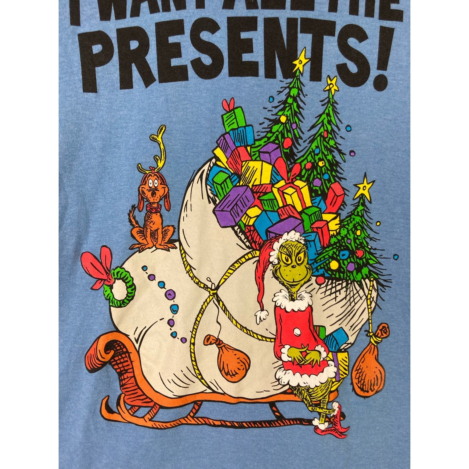 Other Grinch Christmas T-Shirt Men's 2XL Blue Who Stole Christmas Size US XXL / EU 58 / 5 - 5 Thumbnail