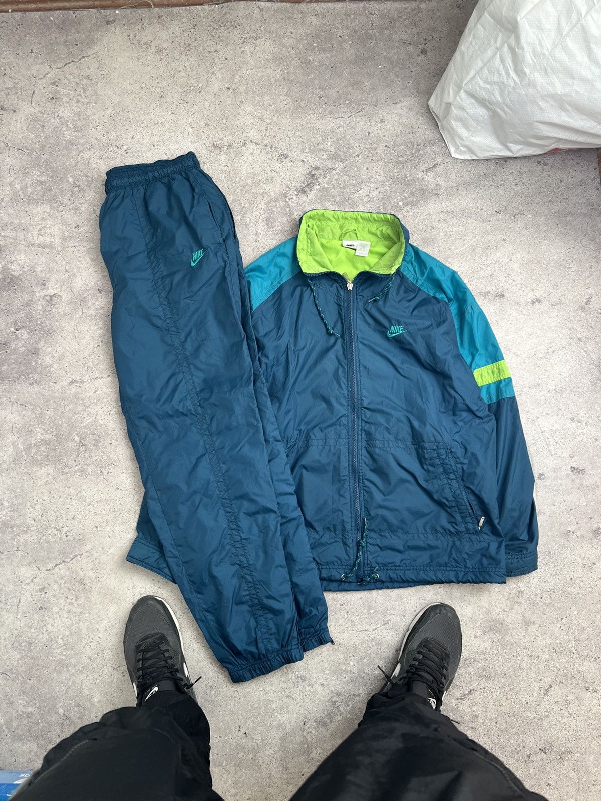 Nike 80s Vintage Nike Track Suit S Size US L / EU 52-54 / 3 - 2 Thumbnail