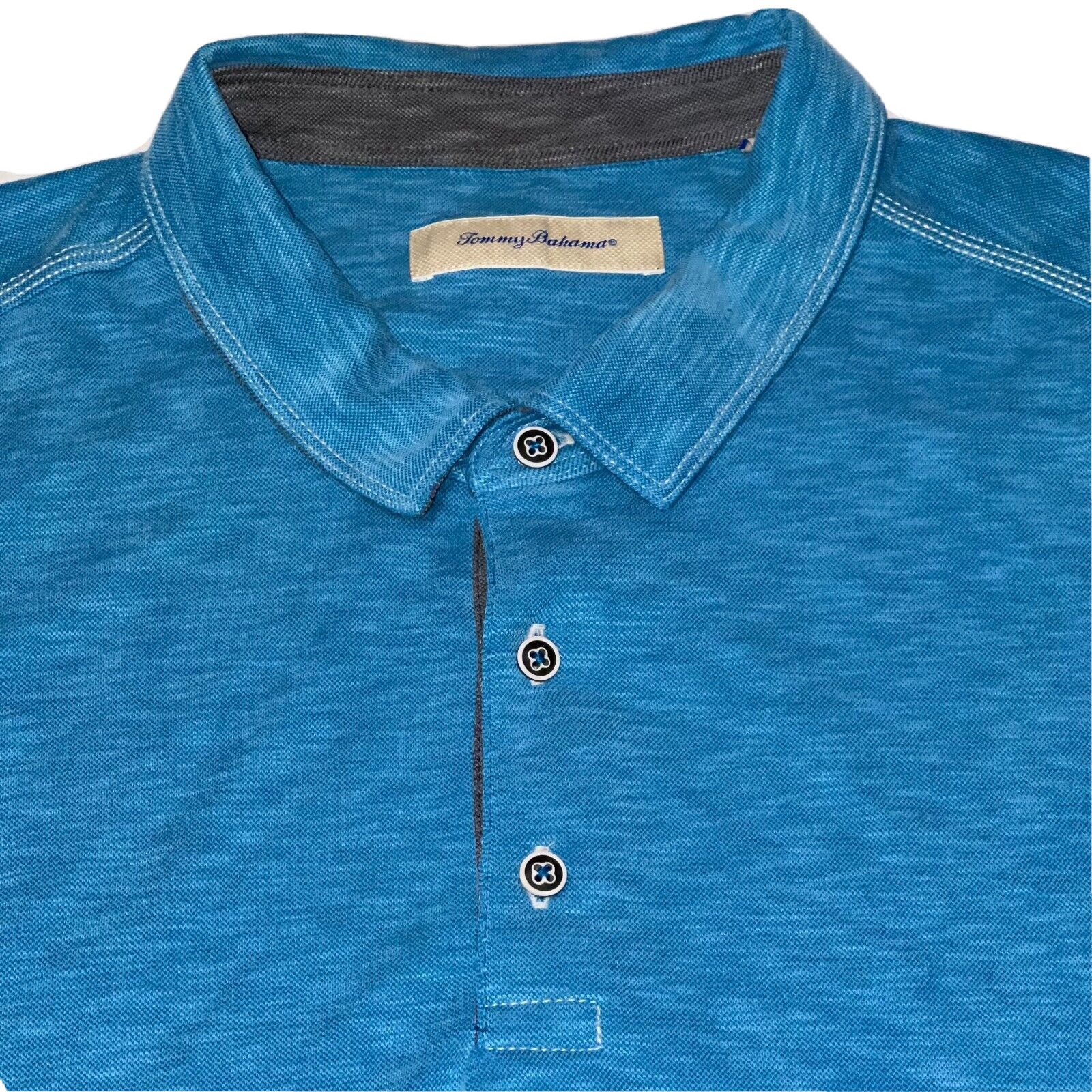 Tommy Bahama Tommy Bahama Polo Shirt Adult 3XL XXXL Blue Casual Golf Men Size US XXL / EU 58 / 5 - 2 Thumbnail