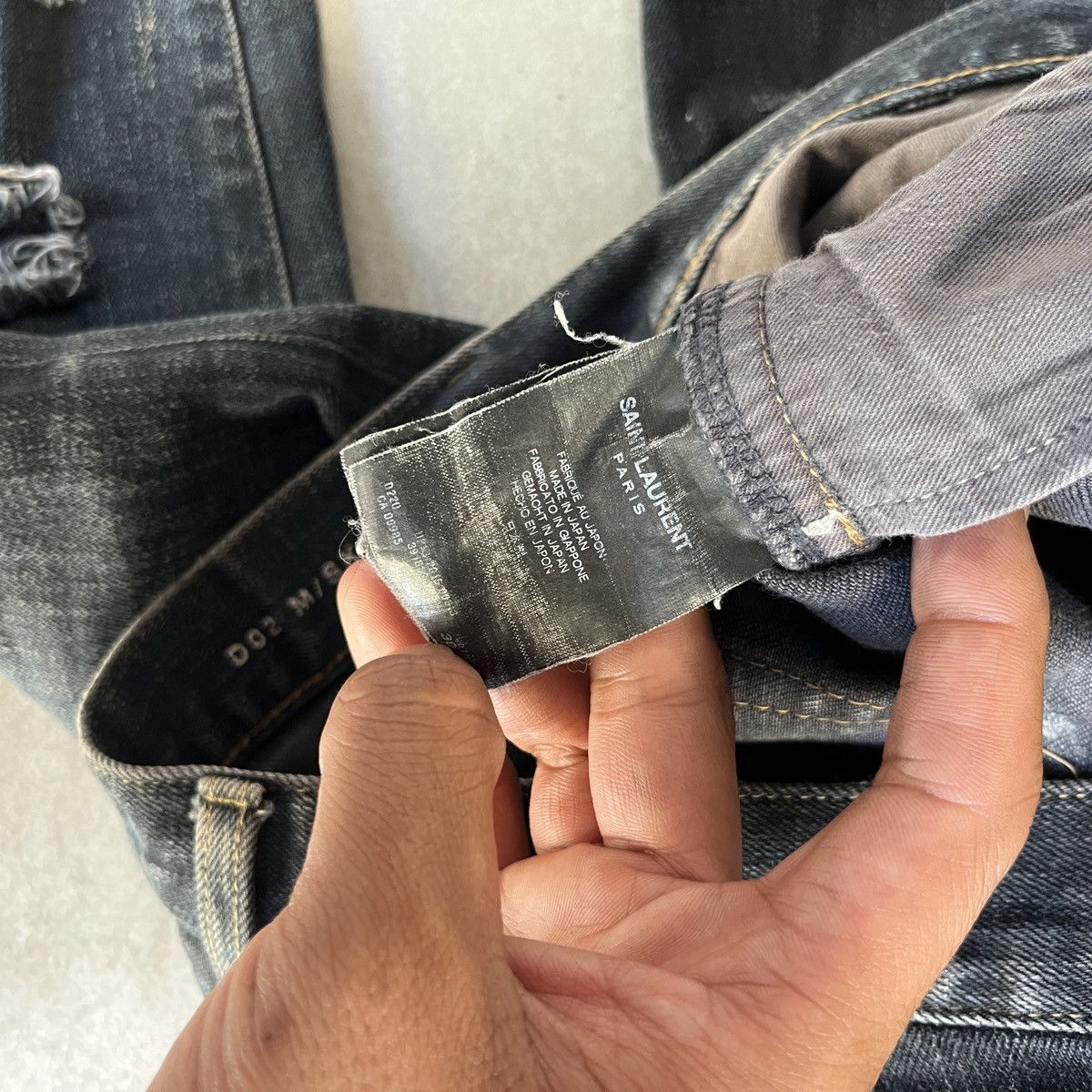 Hedi Slimane × Saint Laurent Paris Saint Laurent Hedi Slimane era Size US 30 / EU 46 - 4 Thumbnail