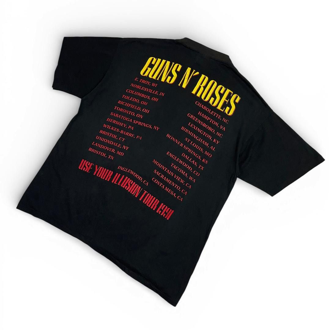 Brockum ‘91 Guns N’ Roses Use Your Illusion Tour T-Shirt–Brockum Tag Size US L / EU 52-54 / 3 - 7 Thumbnail