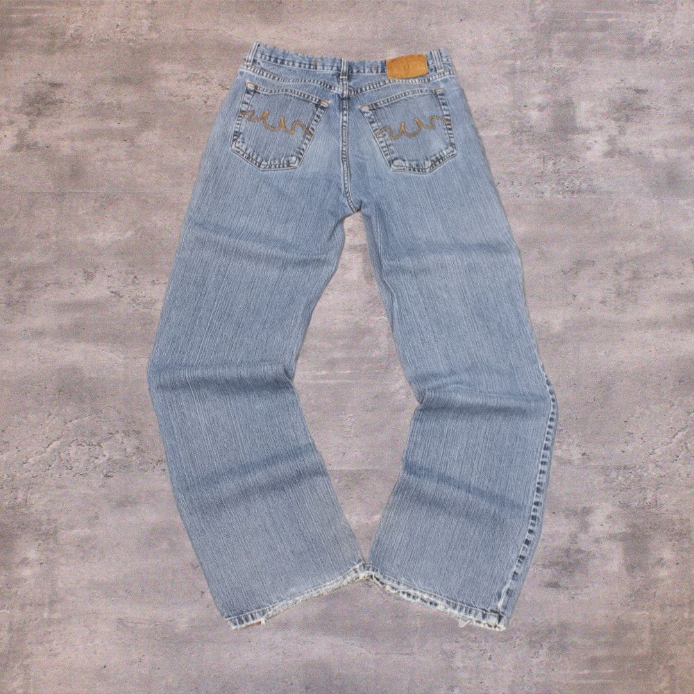 4YOU Y2K 00's 4You Baggy Relax Fit Wide Midwash Denim Pant's Size US 30 / EU 46 - 1 Thumbnail