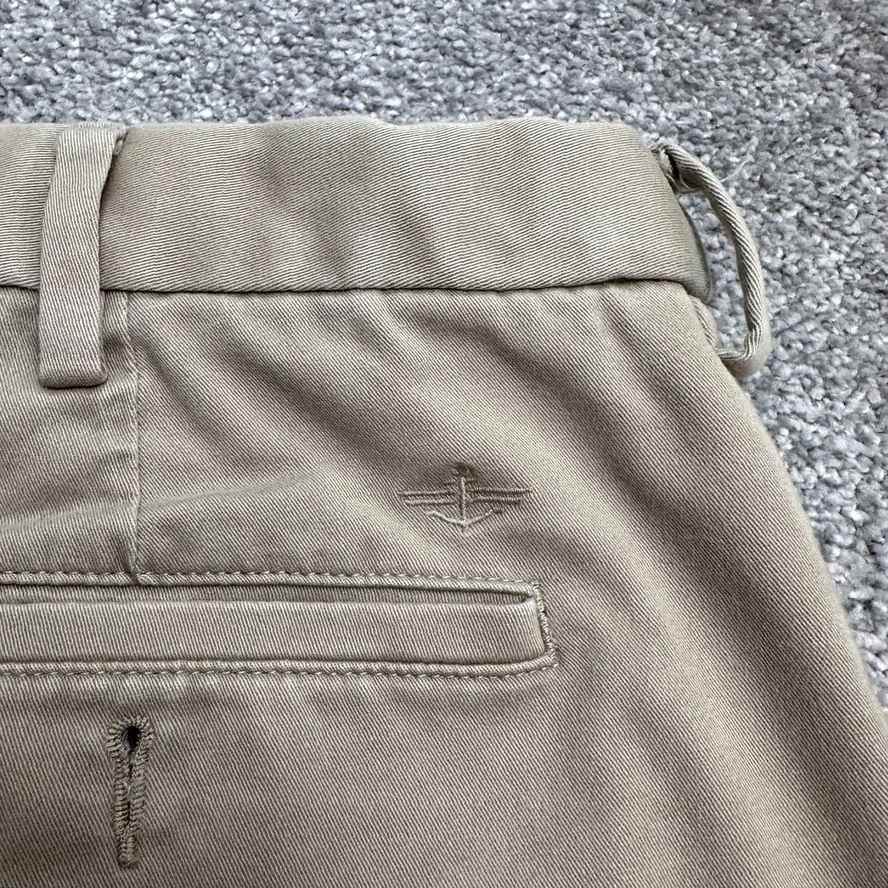 Dockers Dockers Relaxed Fit Khaki Pants Mens 40x32 Brown Straight Leg Flat Front Work Size US 40 / EU 56 - 5 Thumbnail